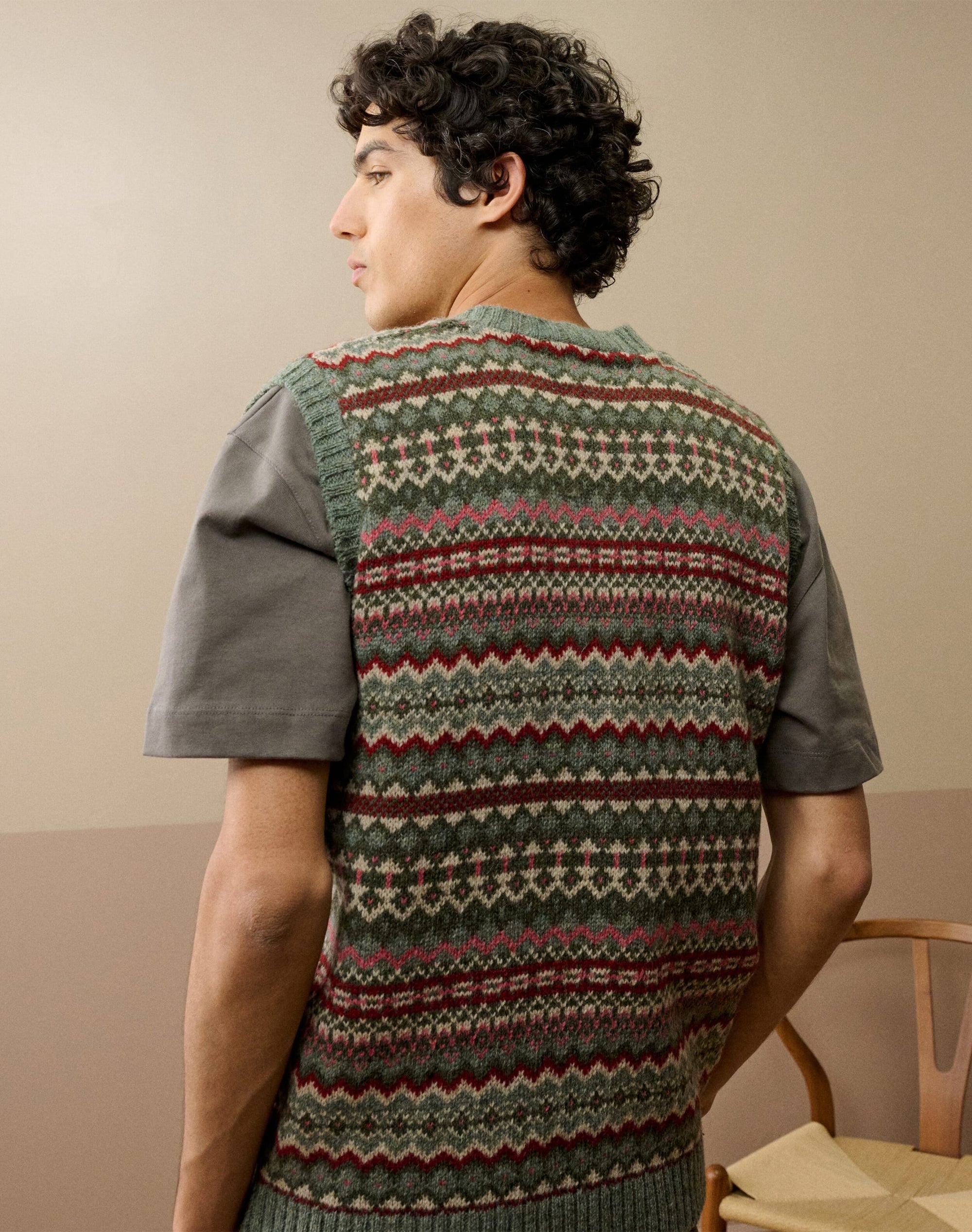 Wool Fair Isle Tank