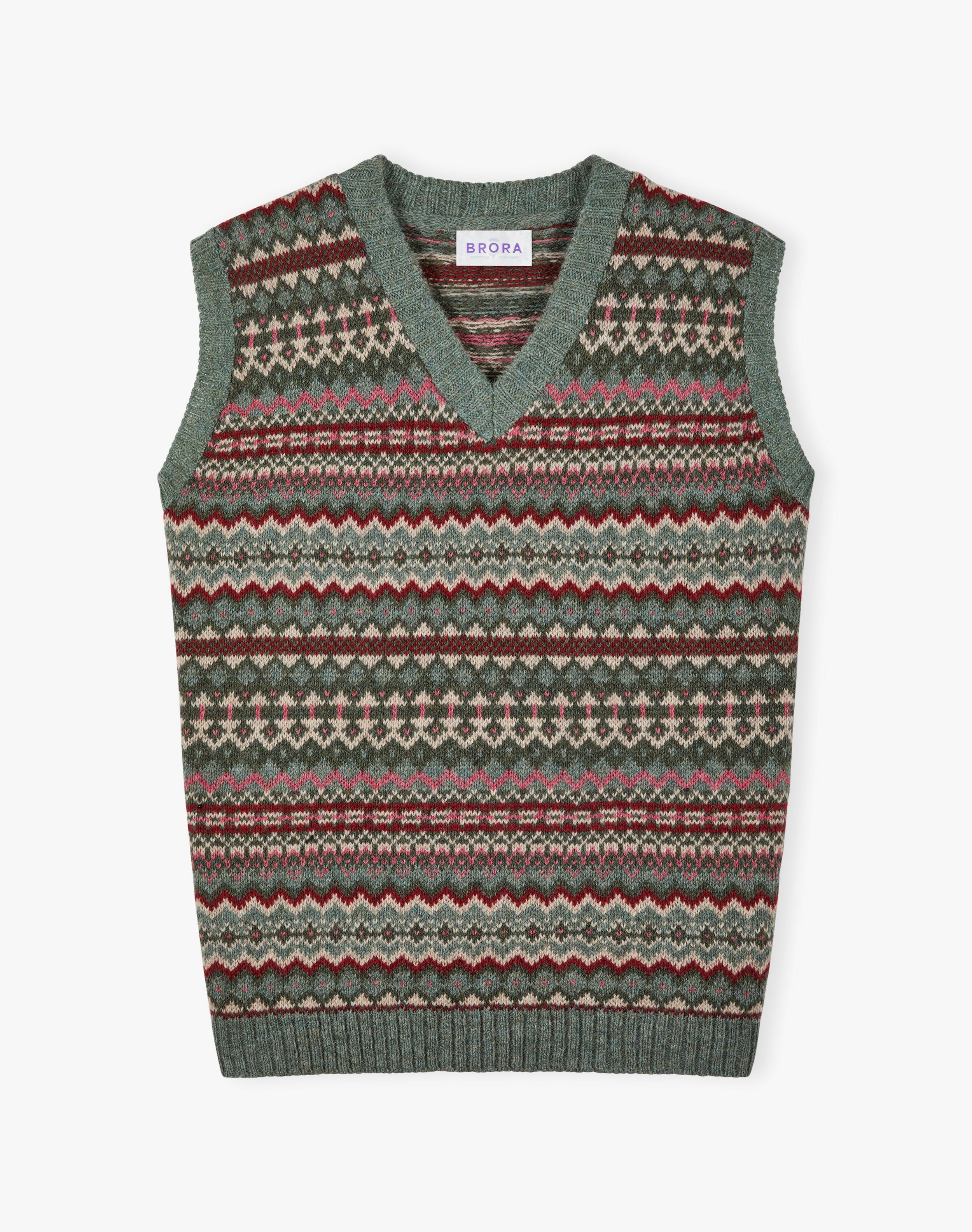 Wool Fair Isle Tank