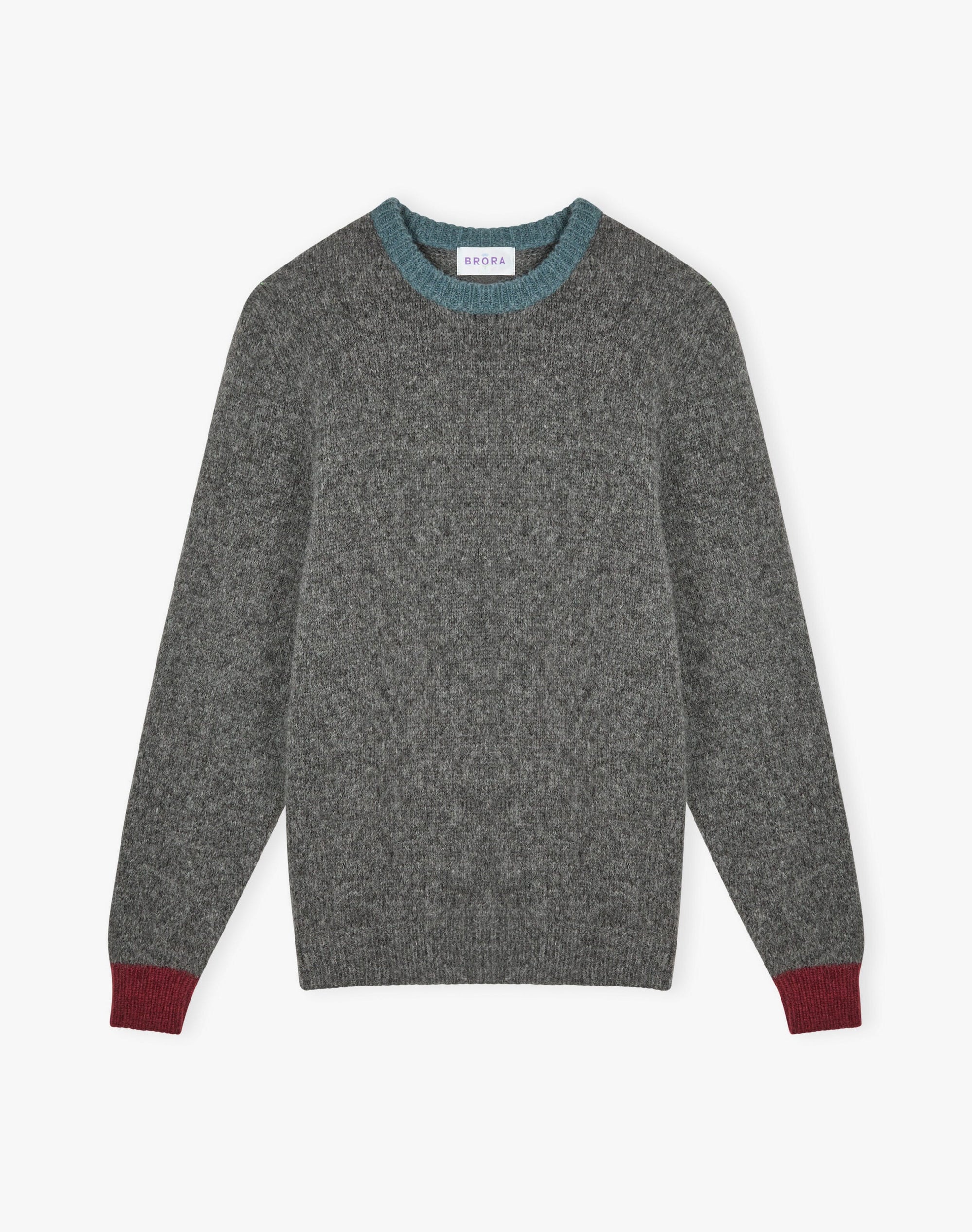 Alpaca Contrast Trim Jumper