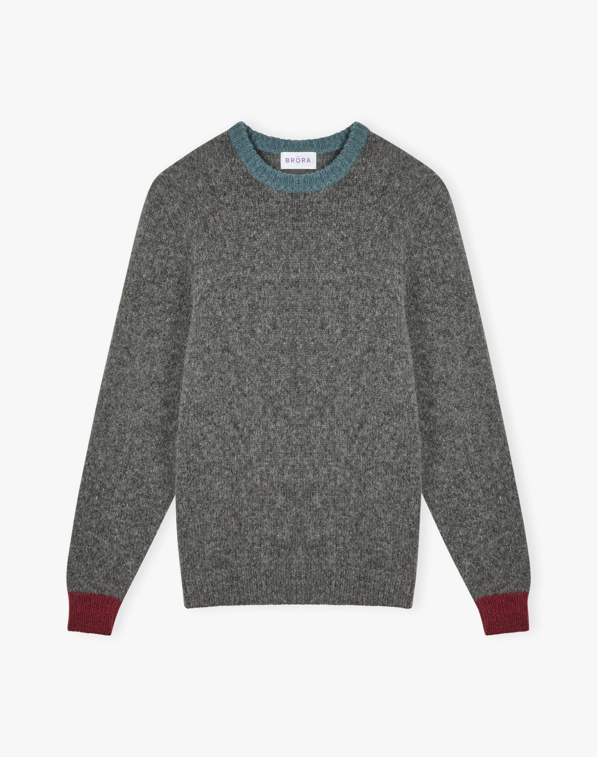 Alpaca Contrast Trim Jumper