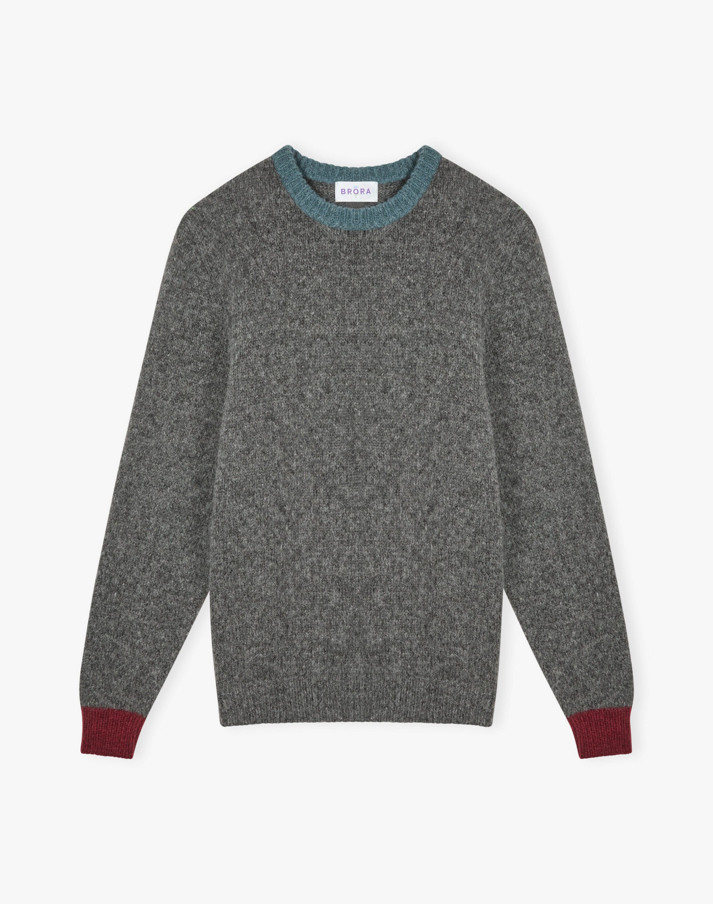 Alpaca Contrast Trim Jumper
