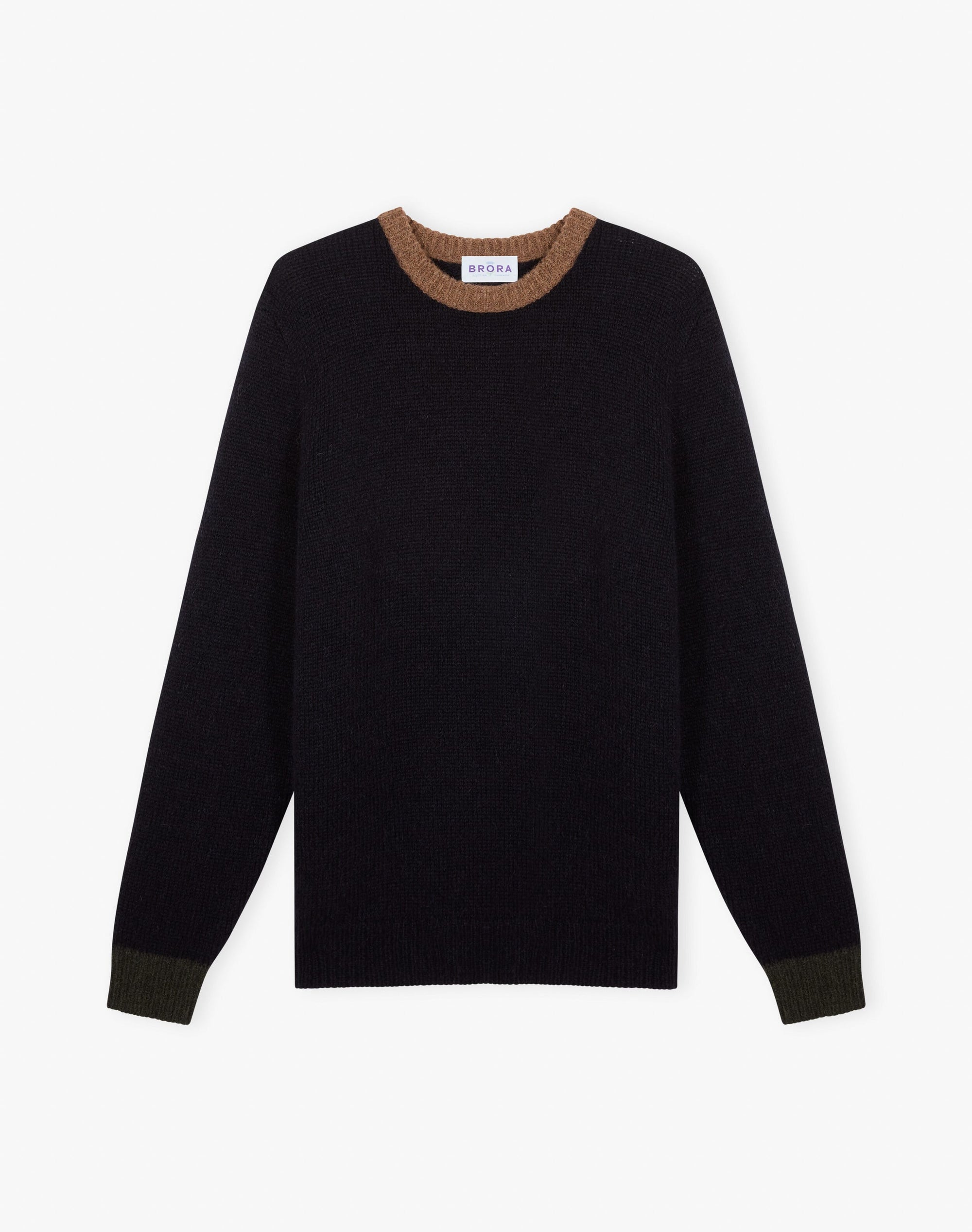 Alpaca Contrast Trim Jumper