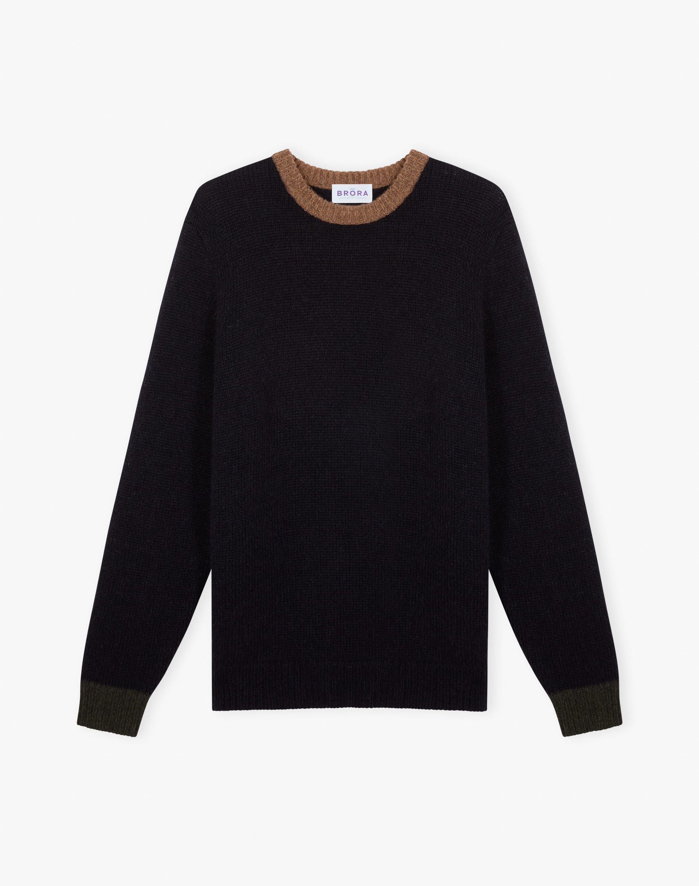 Alpaca Contrast Trim Jumper