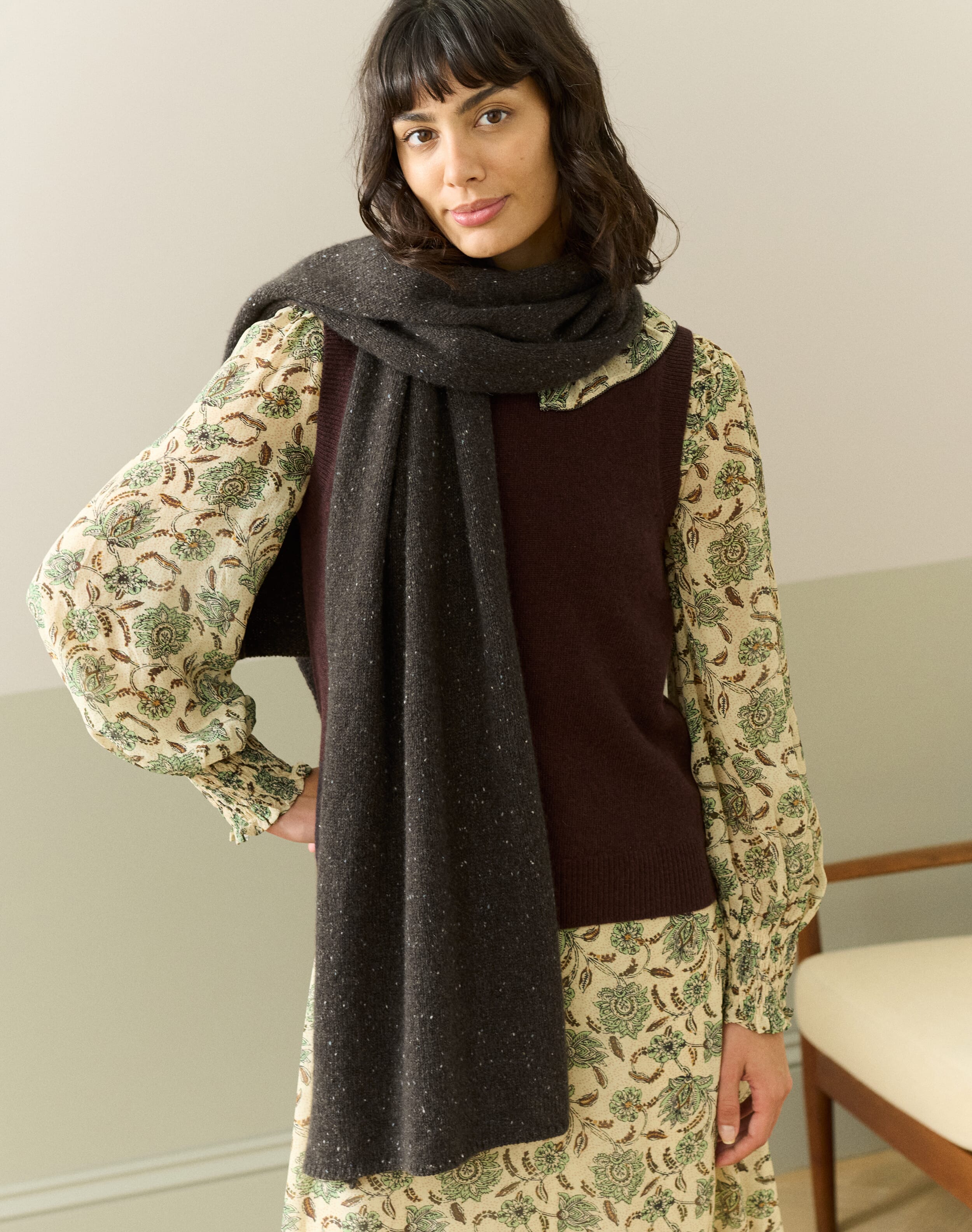Cashmere Donegal Scarf