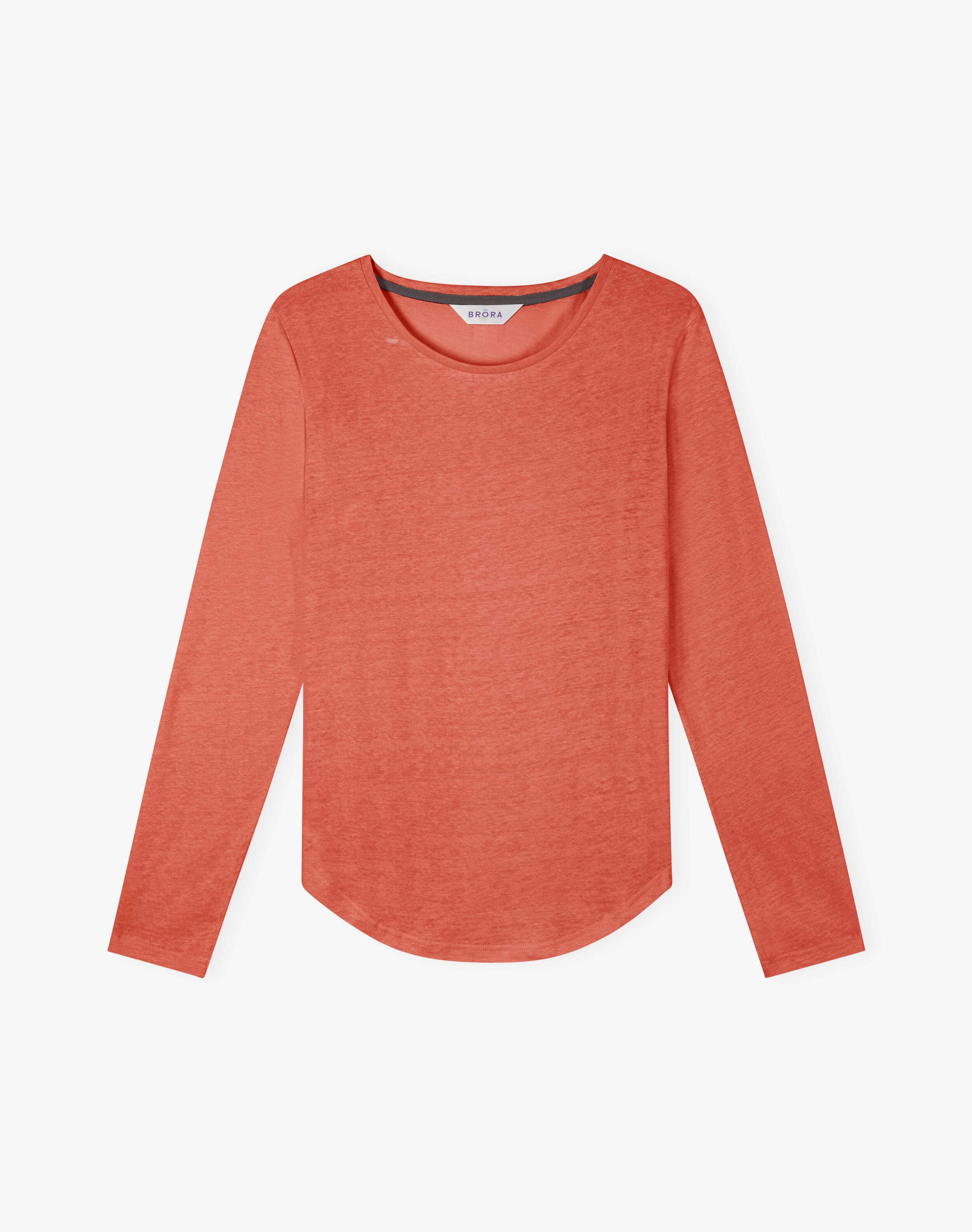 Linen Knit Boat Neck T-Shirt