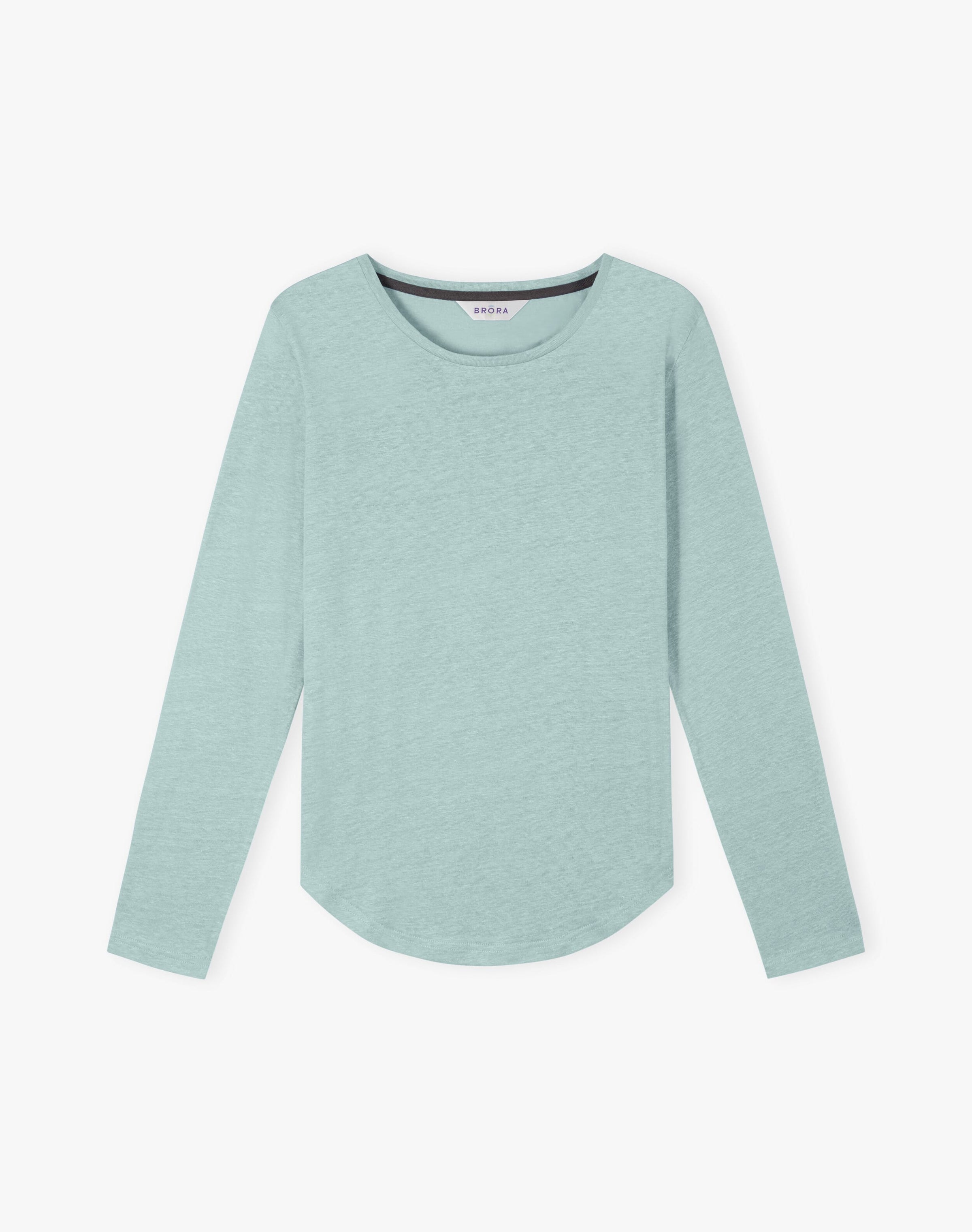 Linen Knit Boat Neck T-Shirt