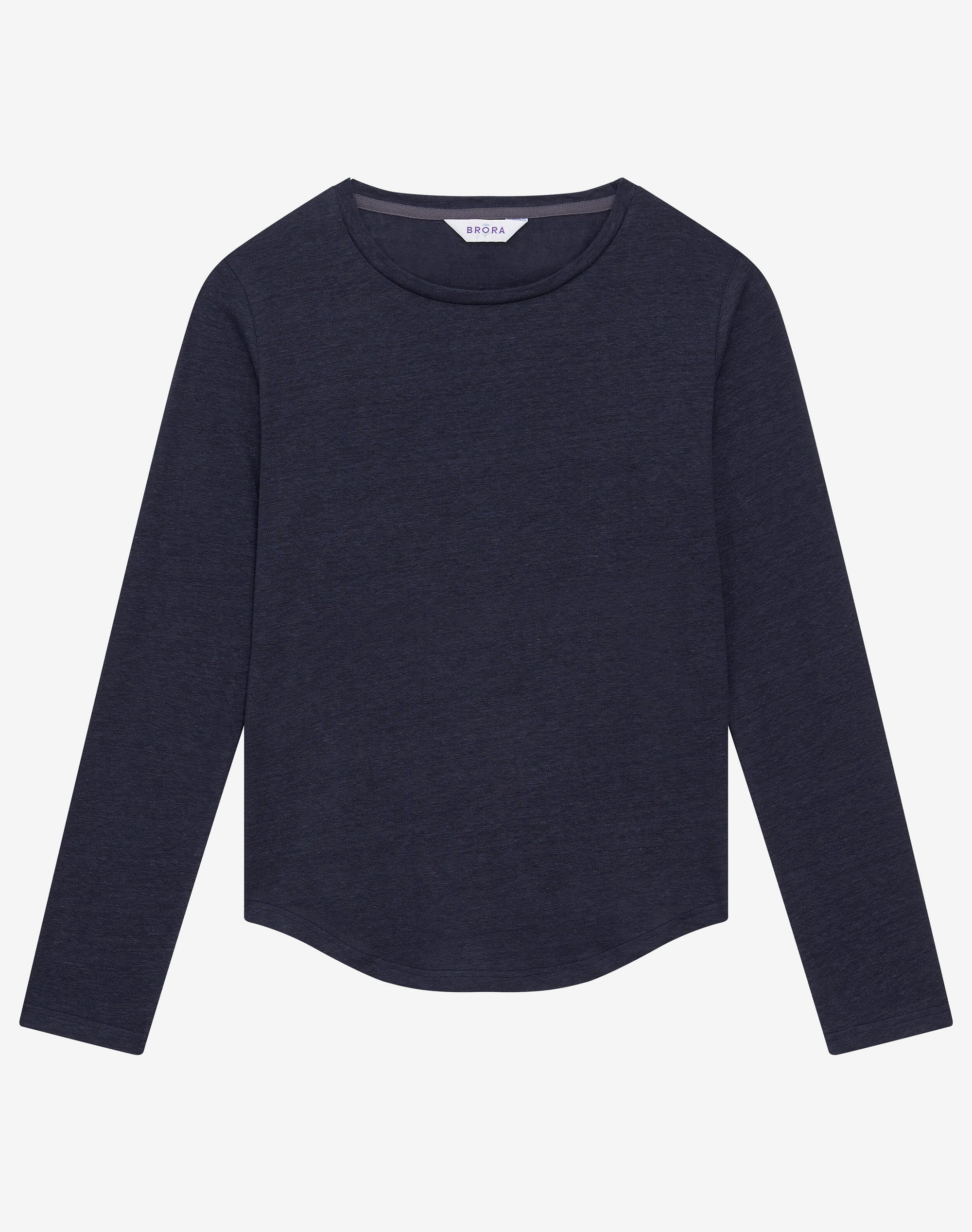 Linen Knit Boat Neck T-Shirt