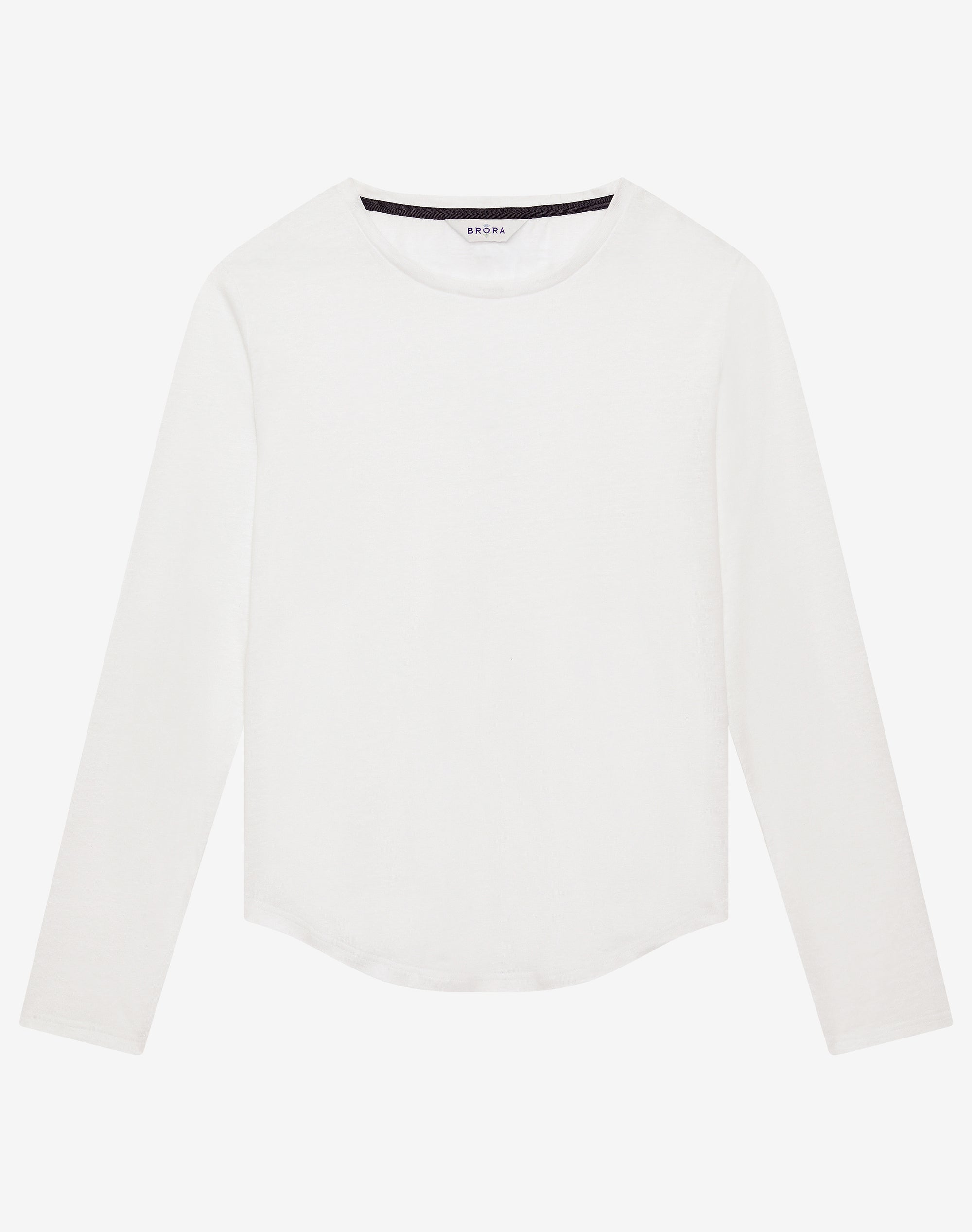 Linen Knit Boat Neck T-Shirt