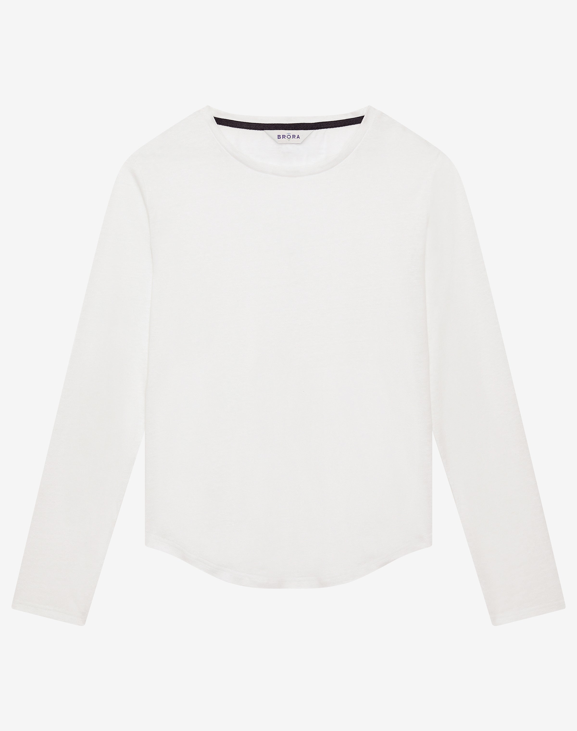 Linen Knit Boat Neck T-Shirt
