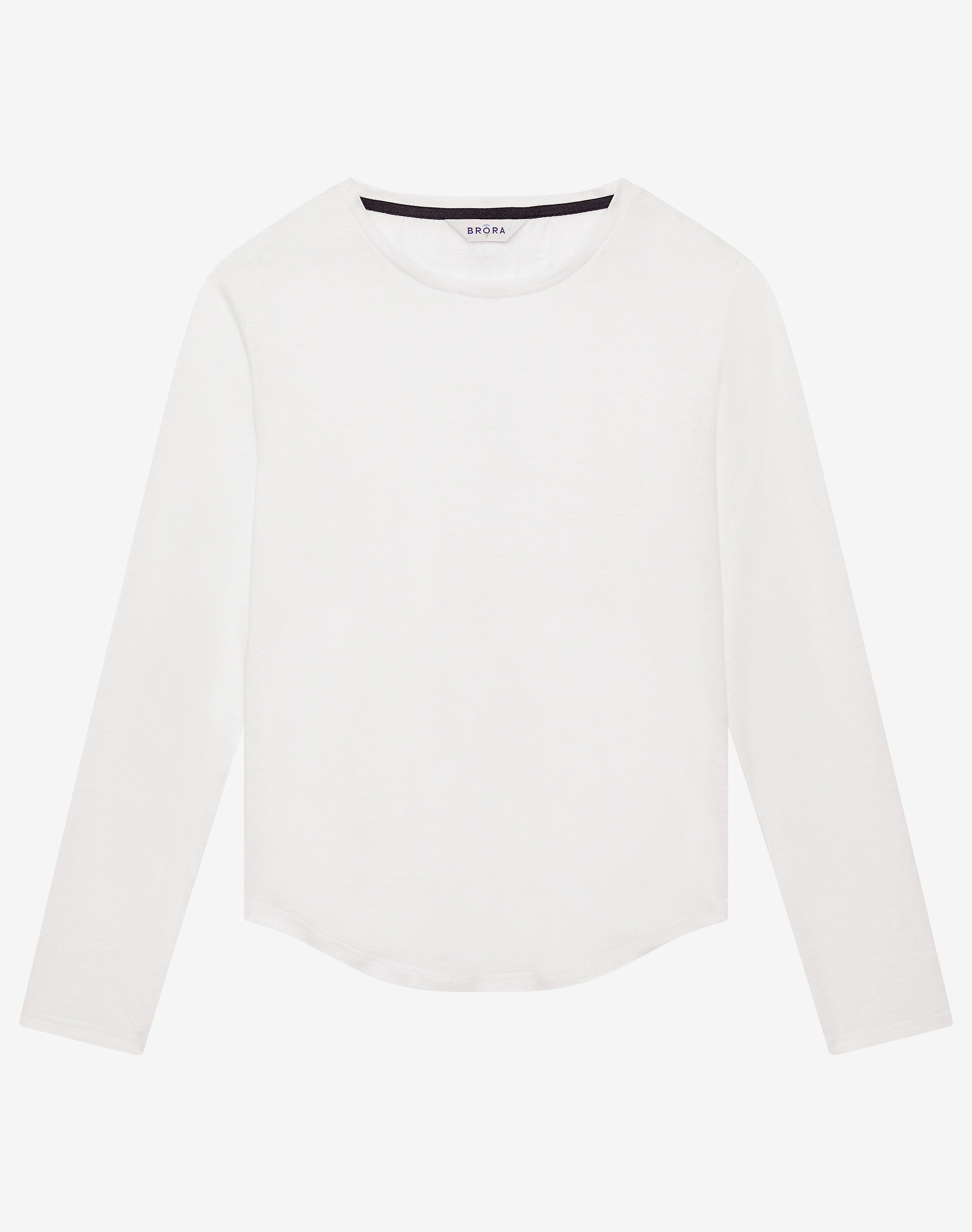 Linen Knit Boat Neck T-Shirt