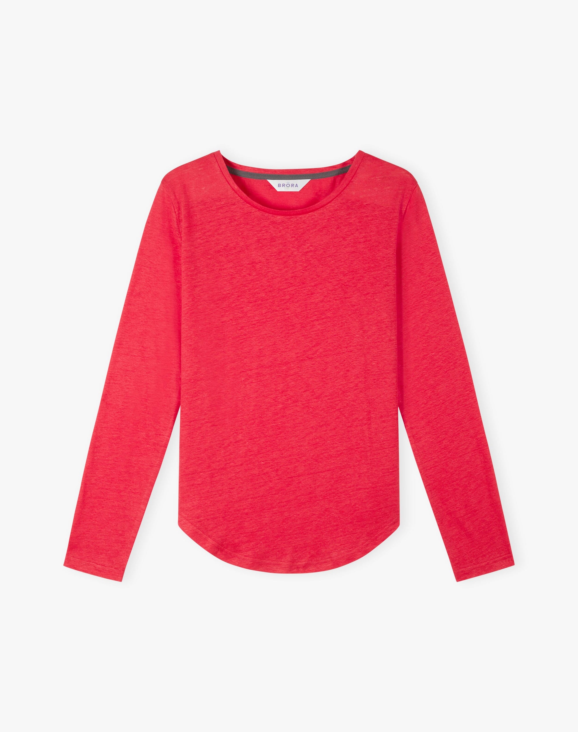 Linen Knit Boat Neck T-Shirt