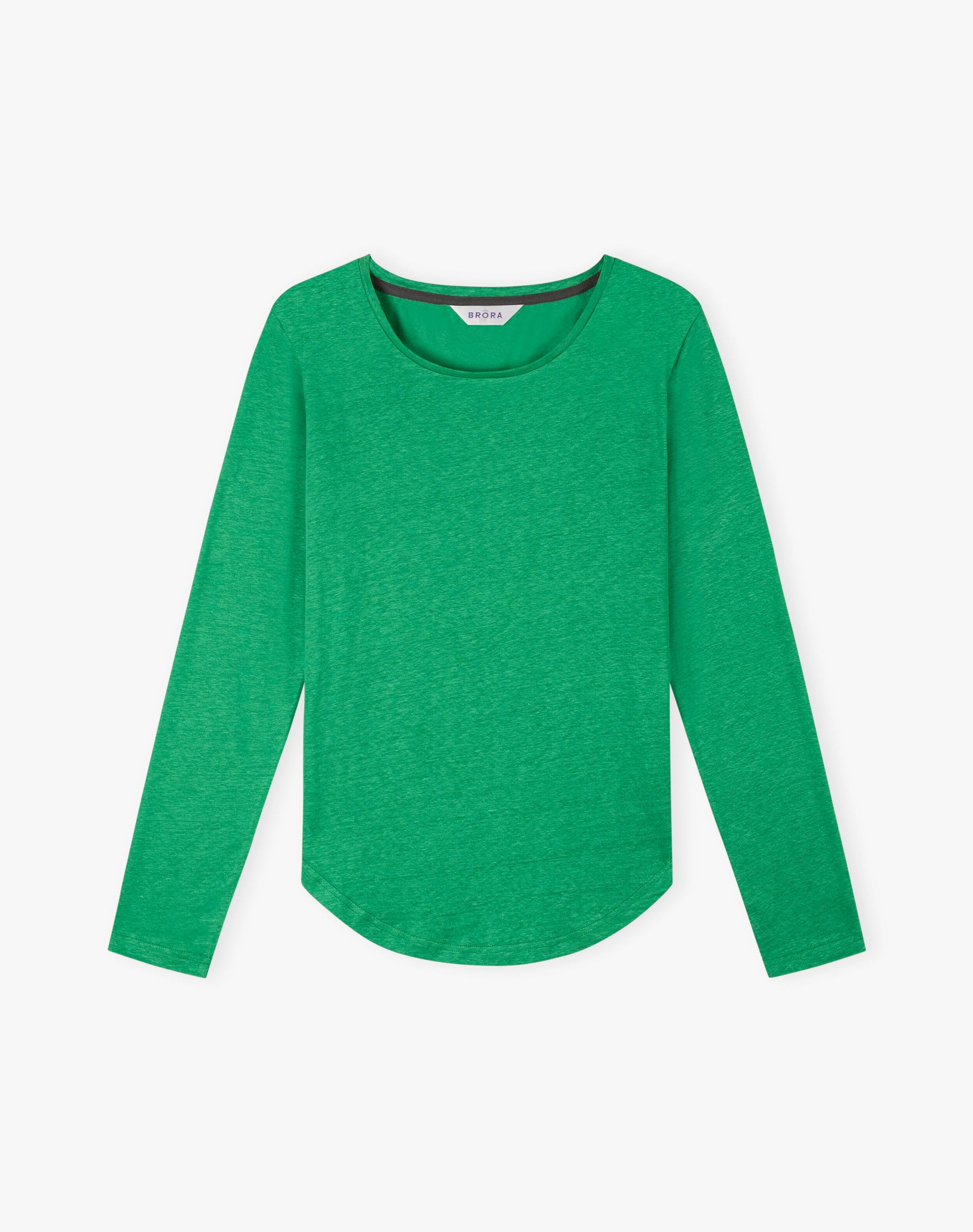 Linen Knit Boat Neck T-Shirt