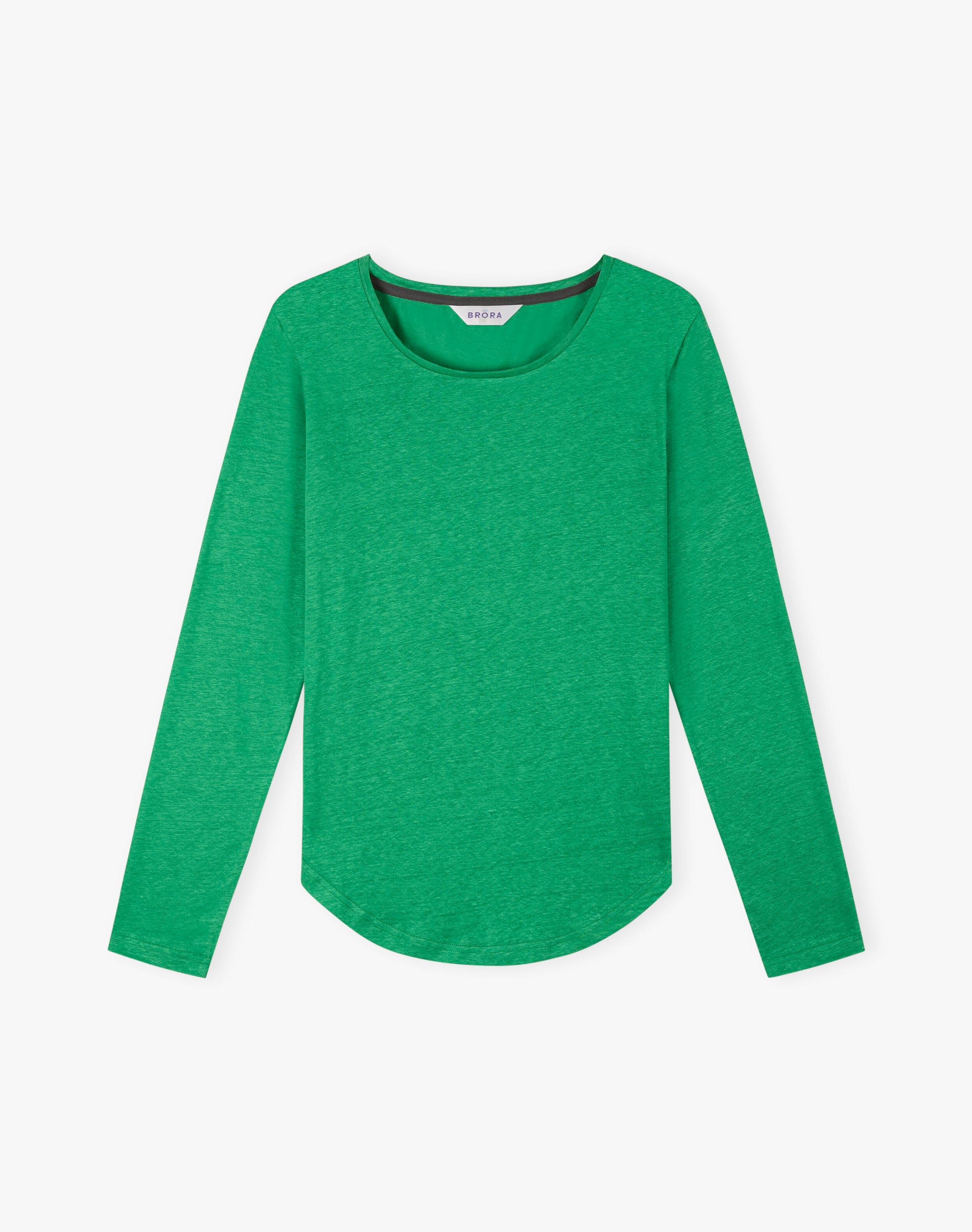 Linen Knit Boat Neck T-Shirt