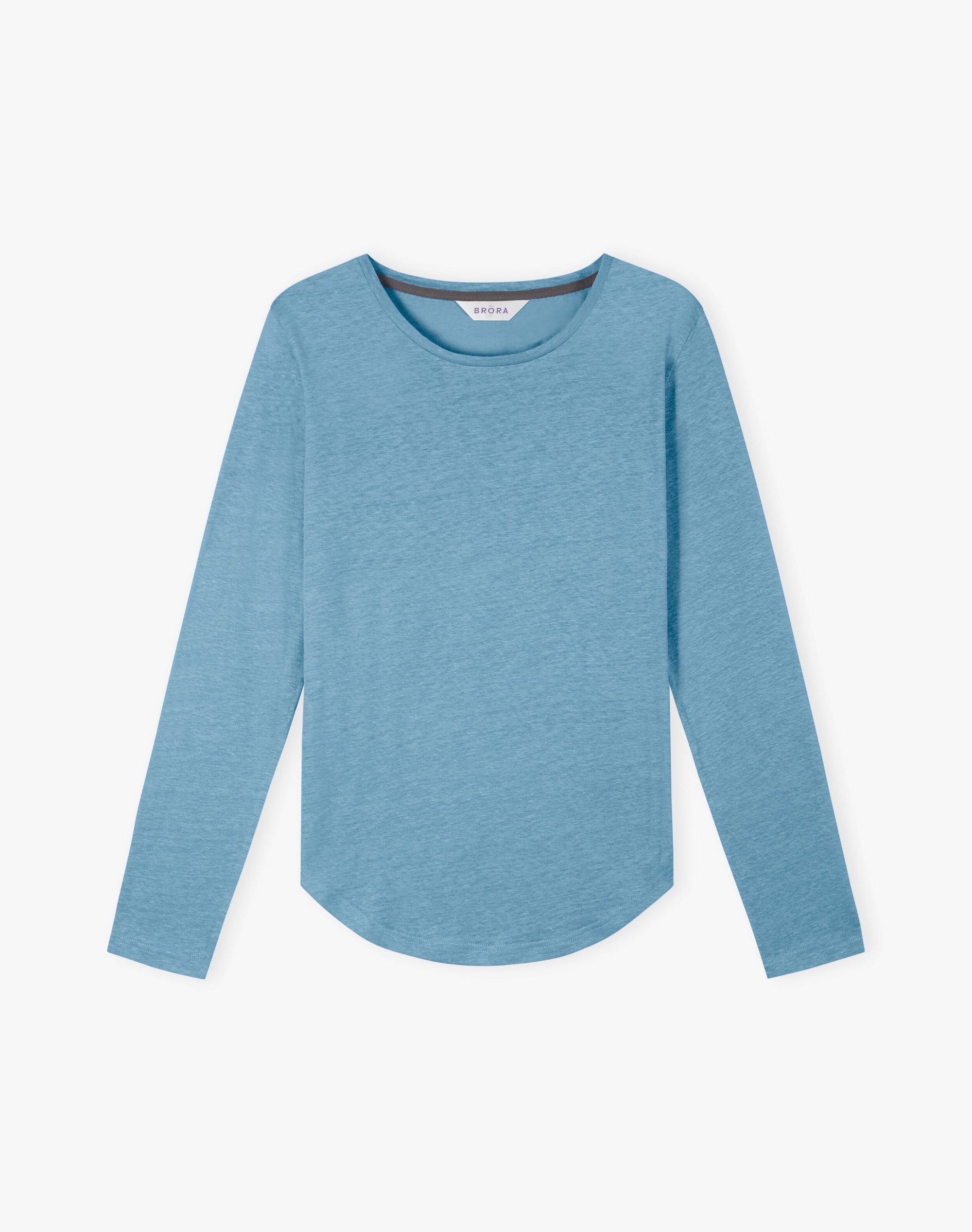 Linen Knit Boat Neck T-Shirt