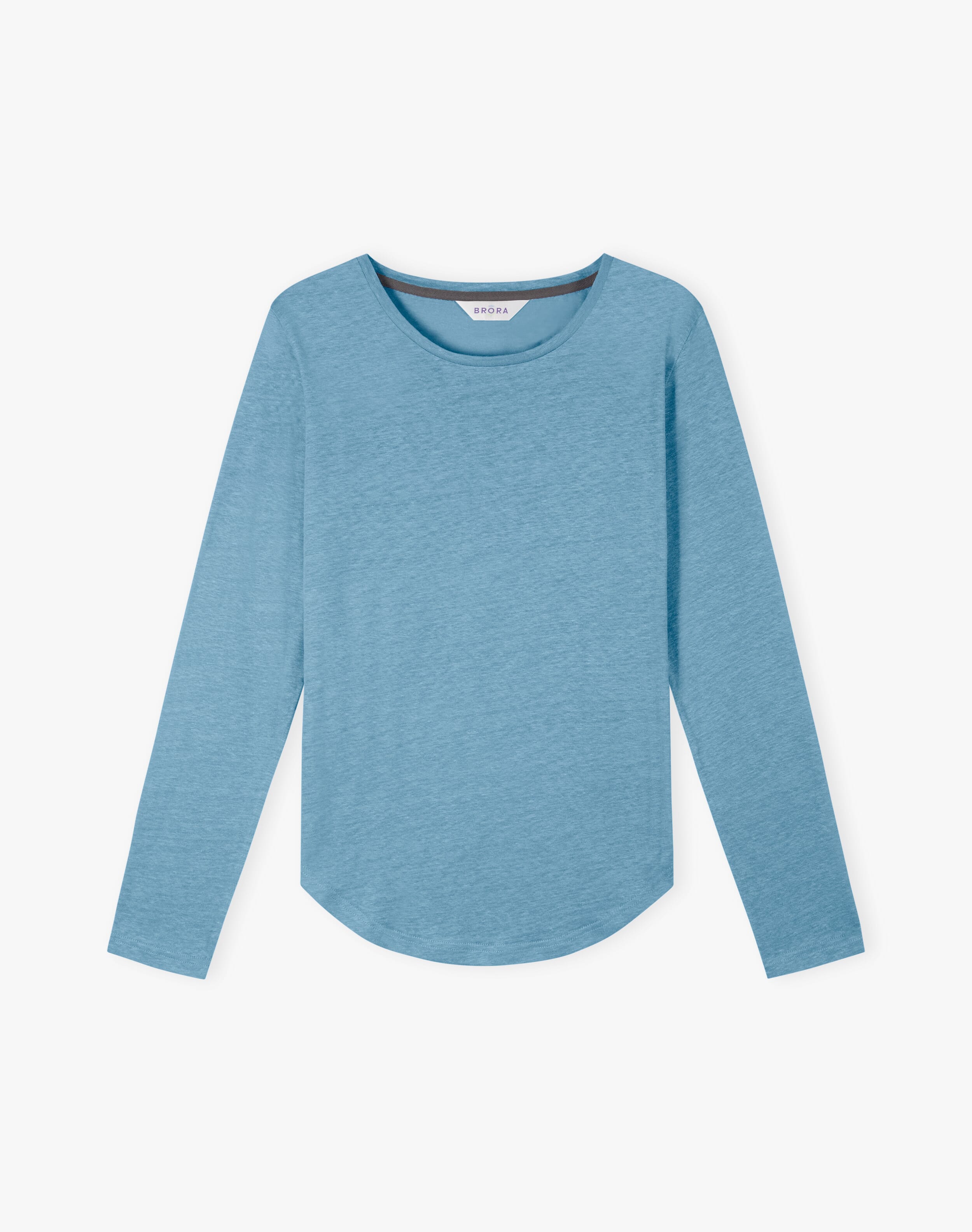 Linen Knit Boat Neck T-Shirt