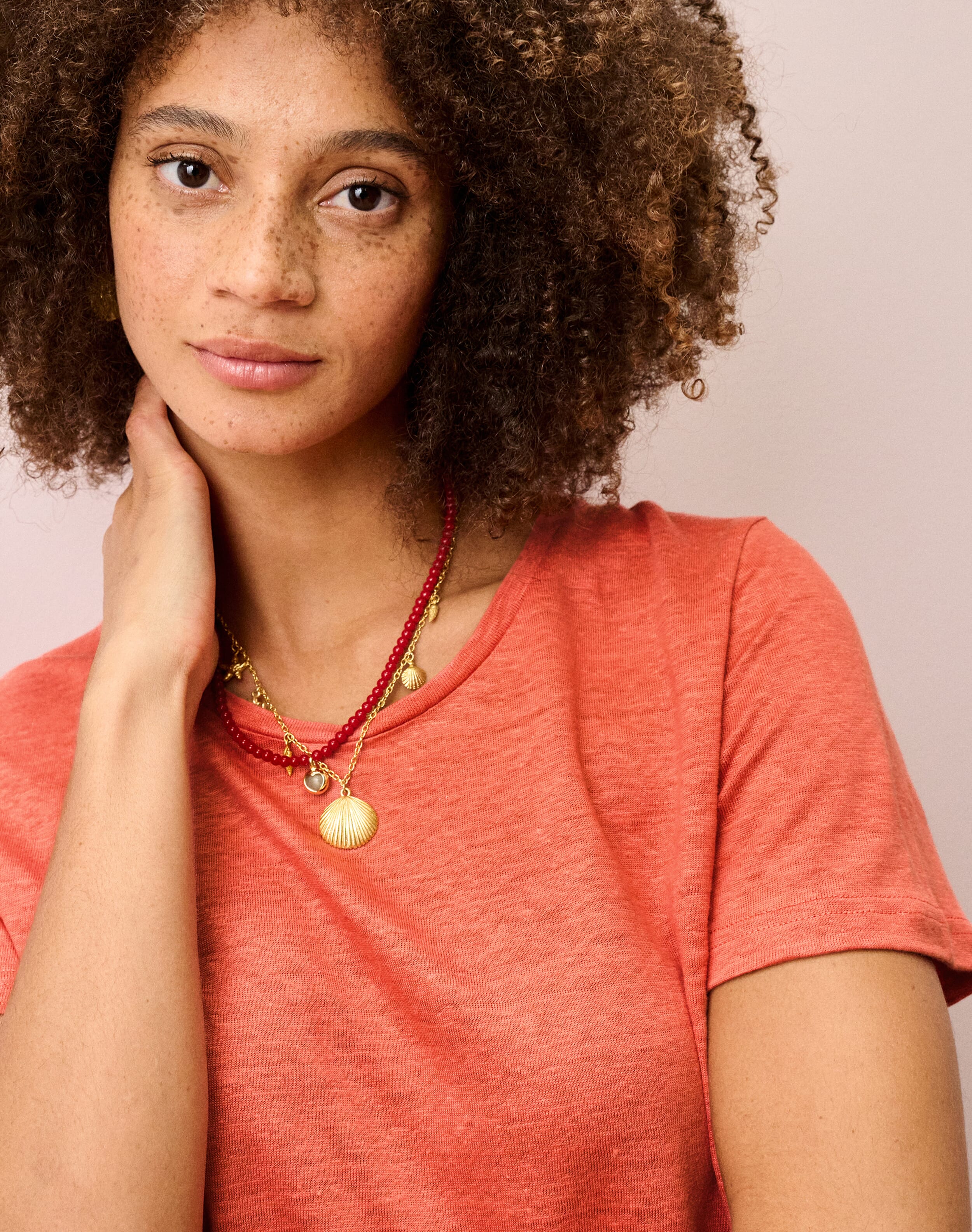 Linen Knit T-Shirt