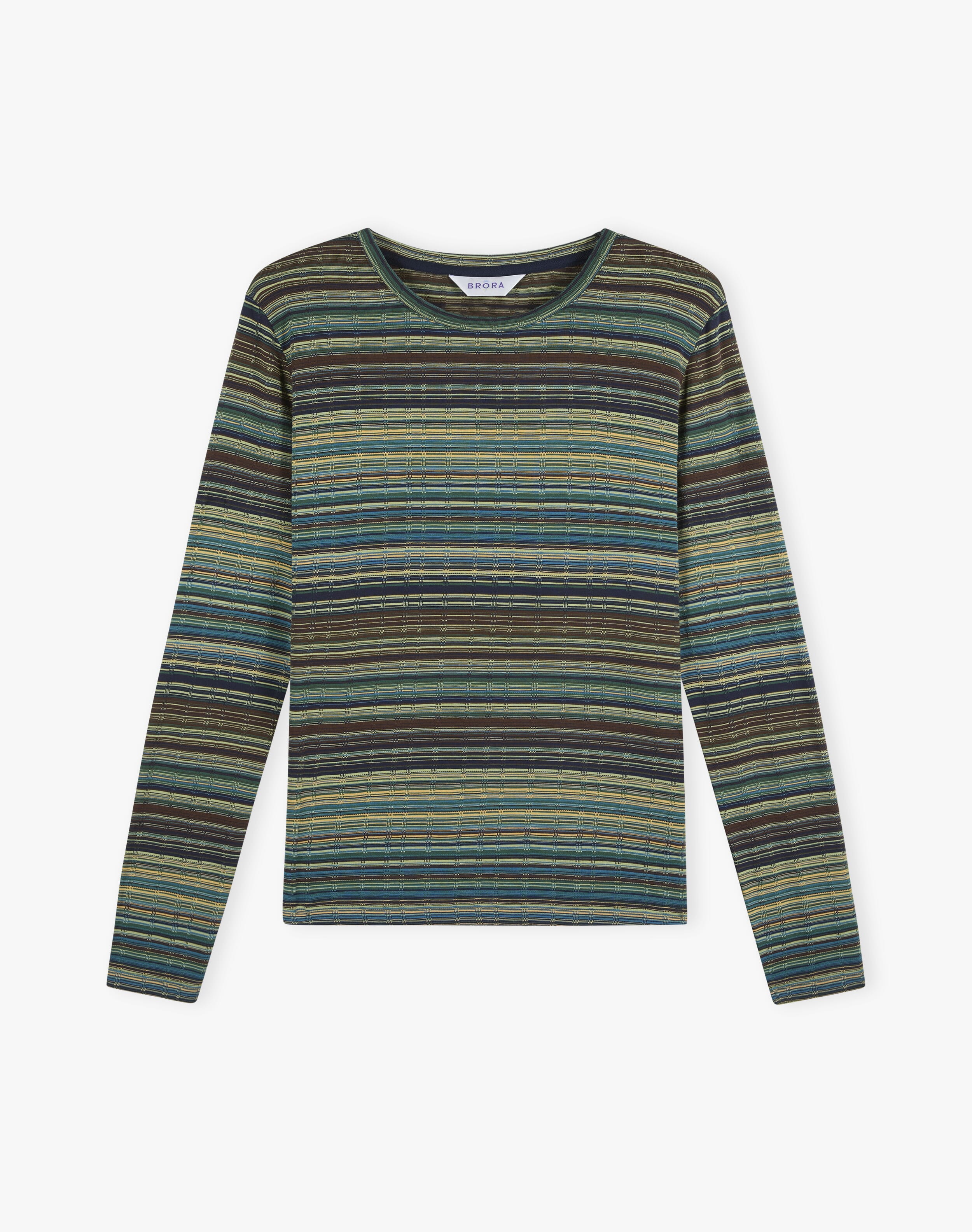 Fine Stripe Jersey T-Shirt