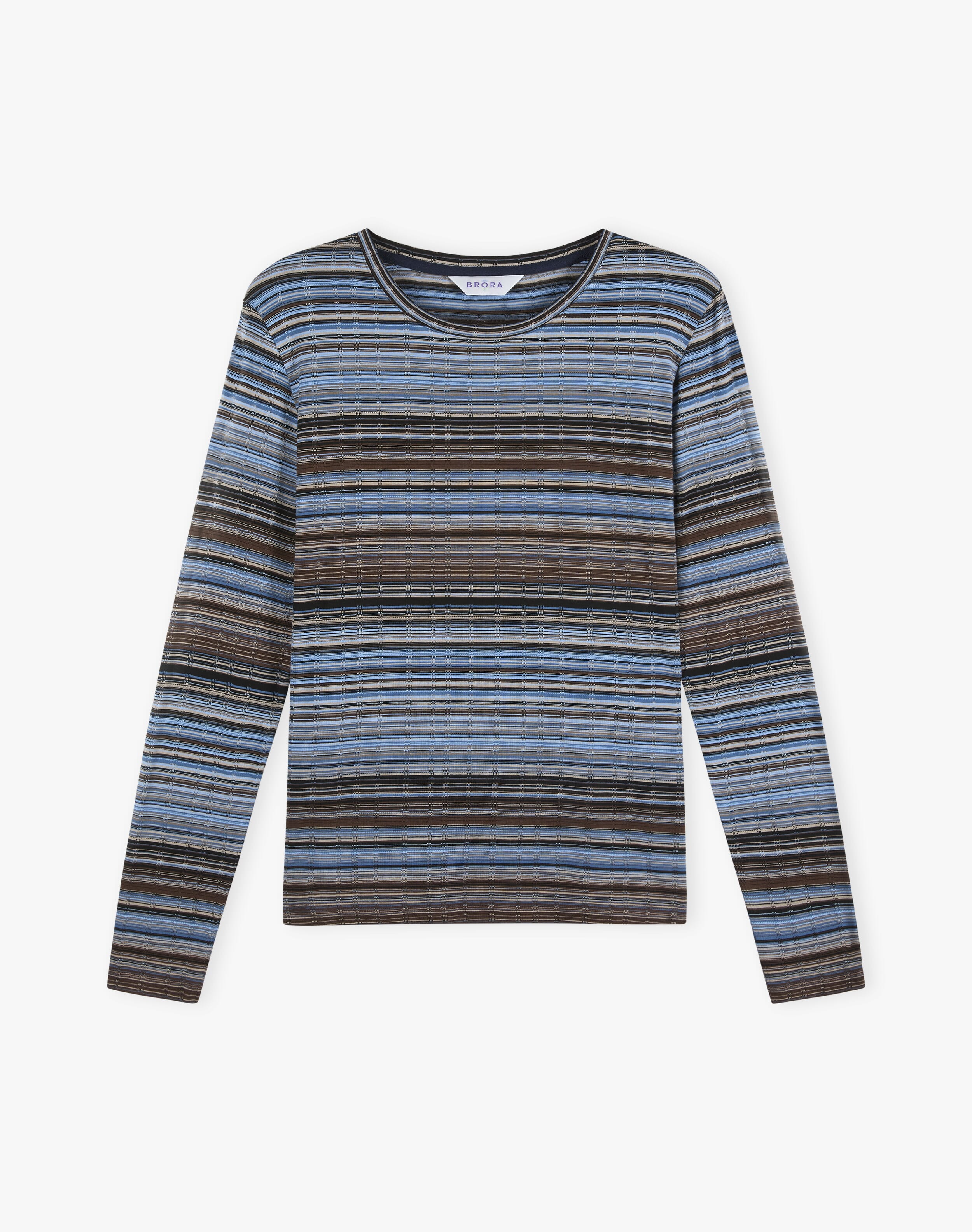 Fine Stripe Jersey T-Shirt