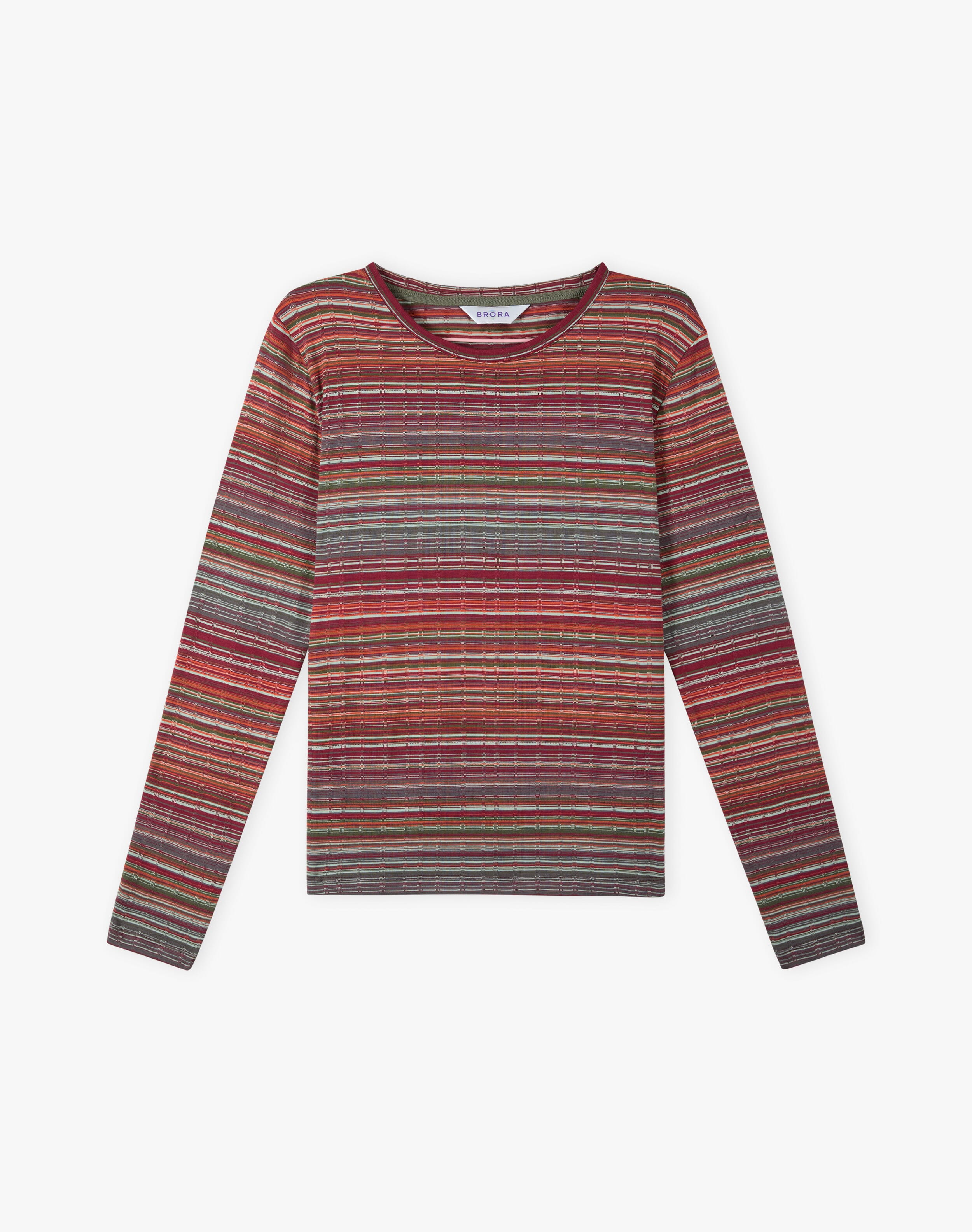 Fine Stripe Jersey T-Shirt