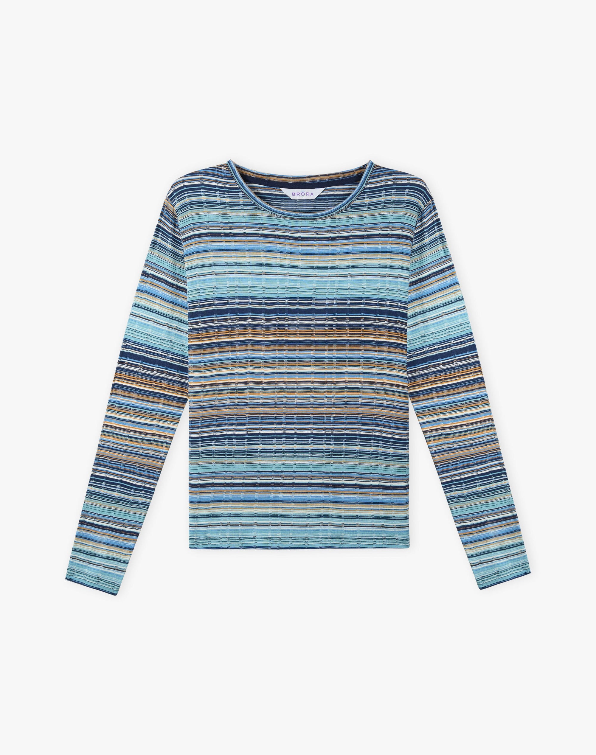 Fine Stripe Jersey T-Shirt