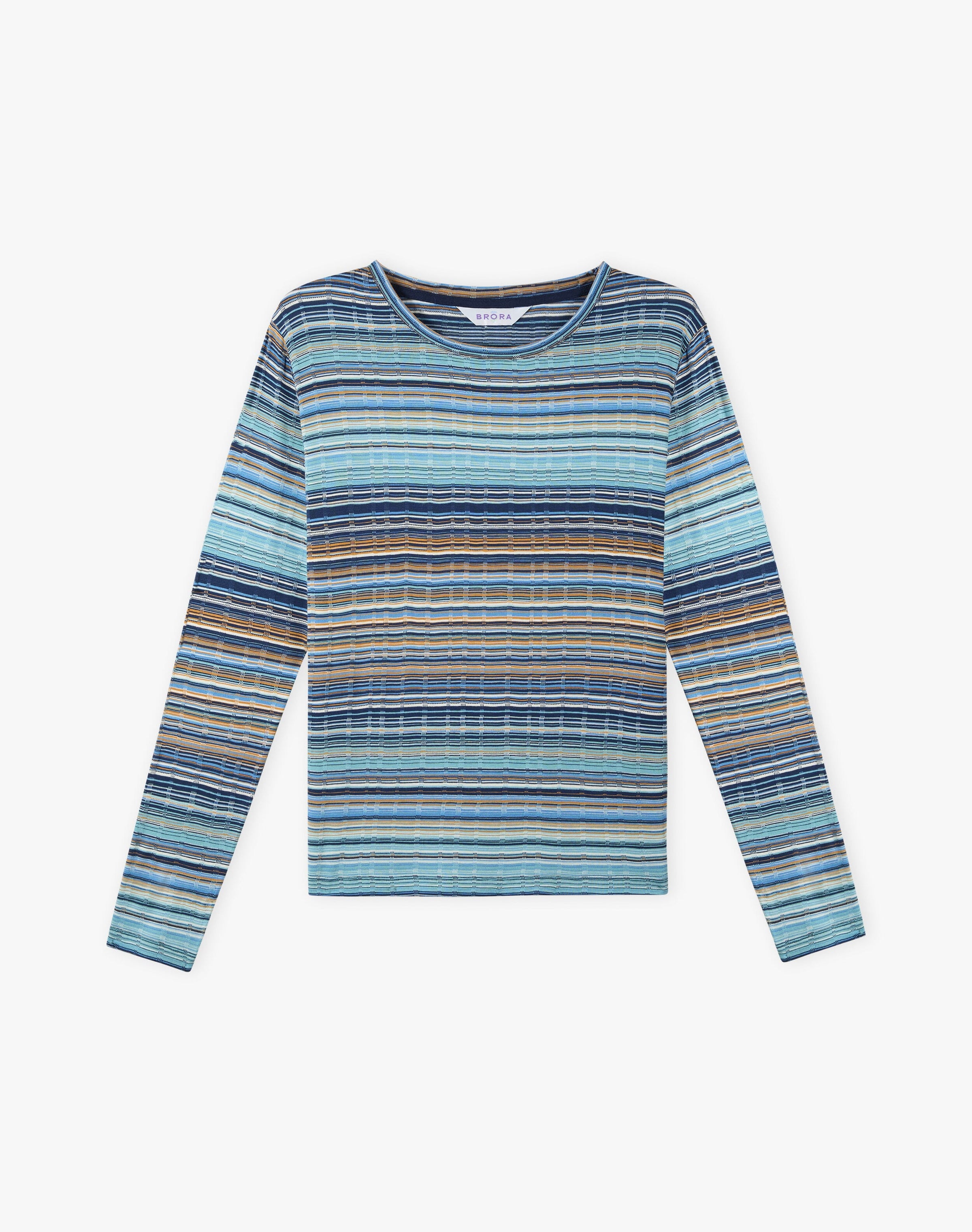 Fine Stripe Jersey T-Shirt