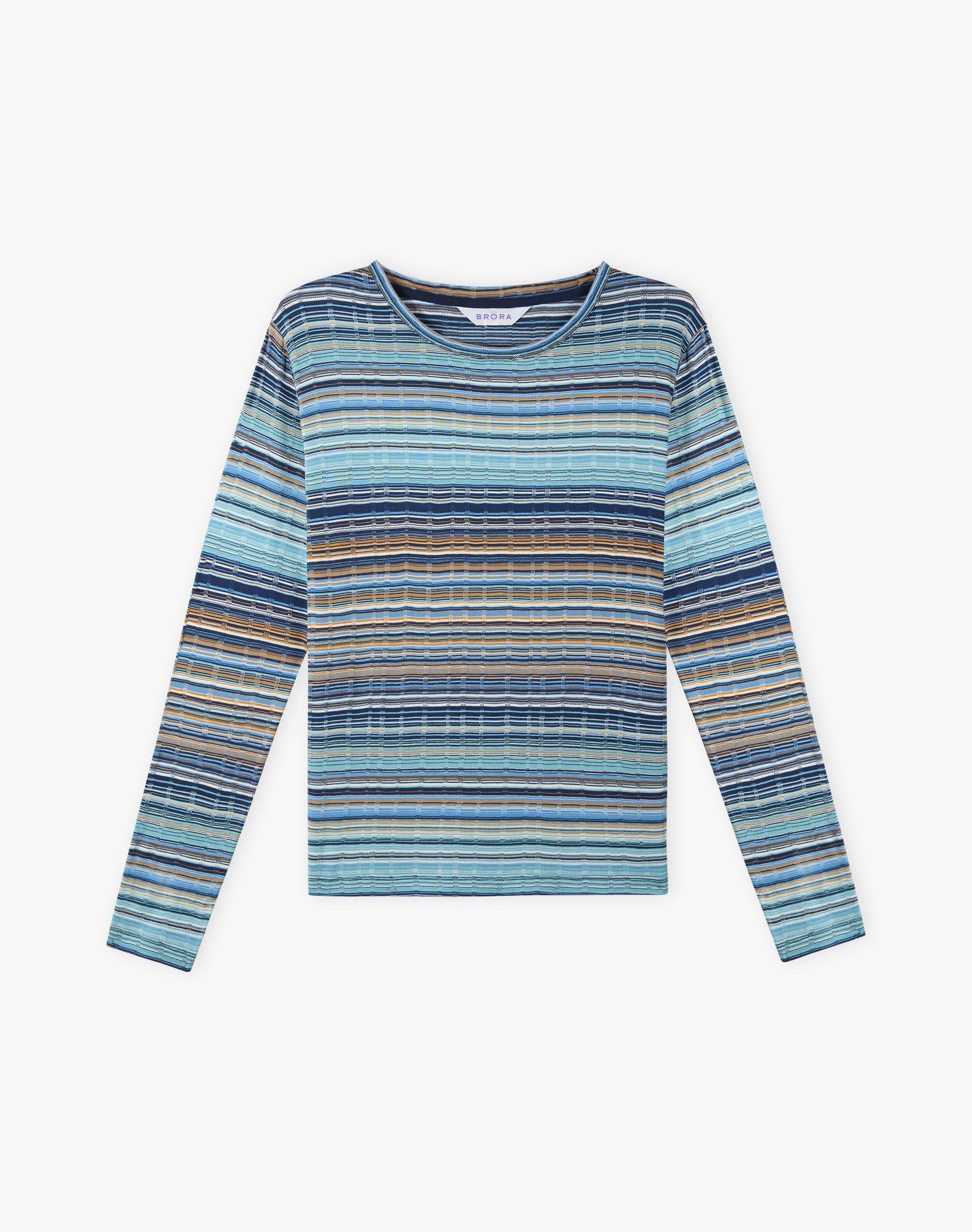 Fine Stripe Jersey T-Shirt