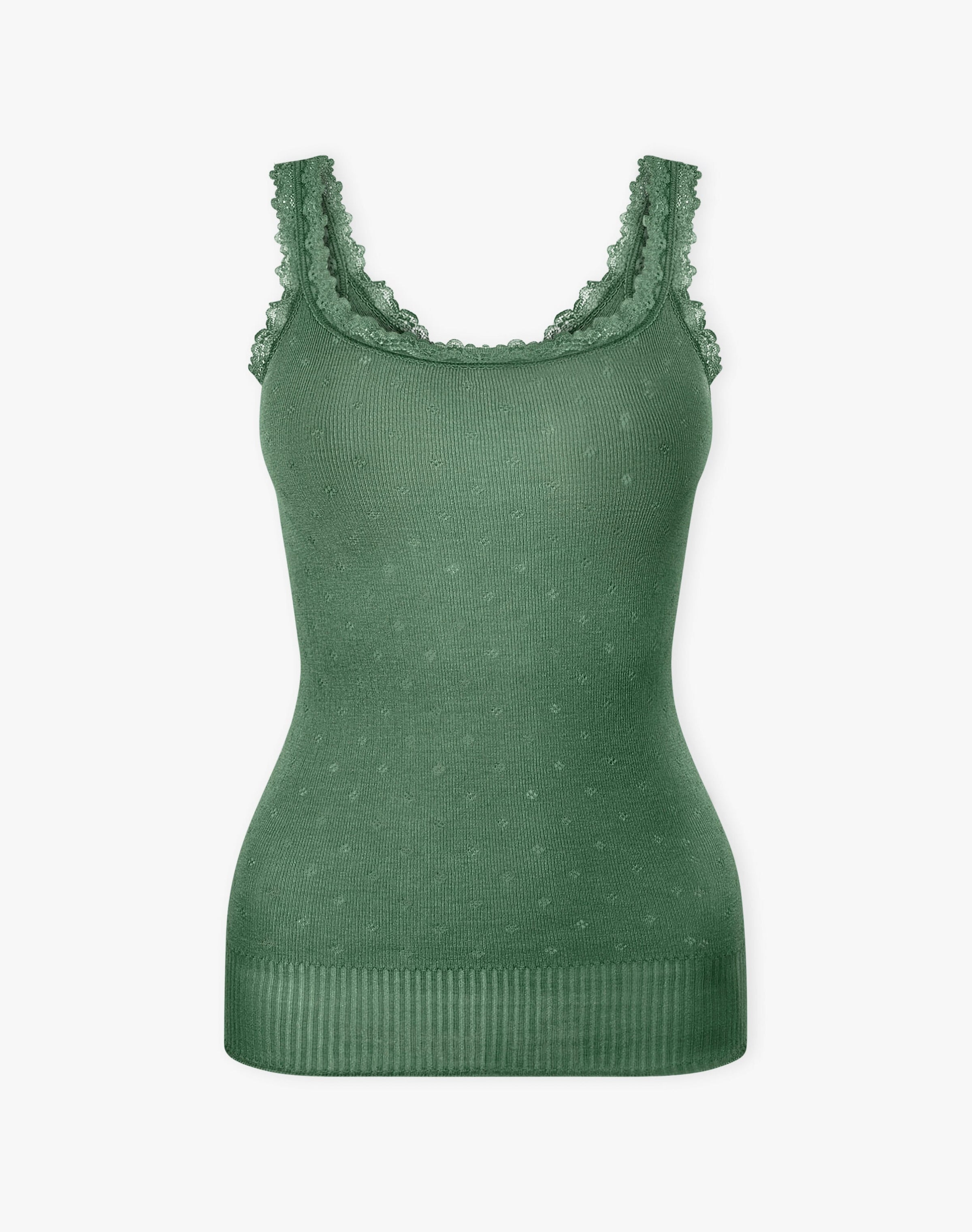 Lace Trim Scoop Camisole