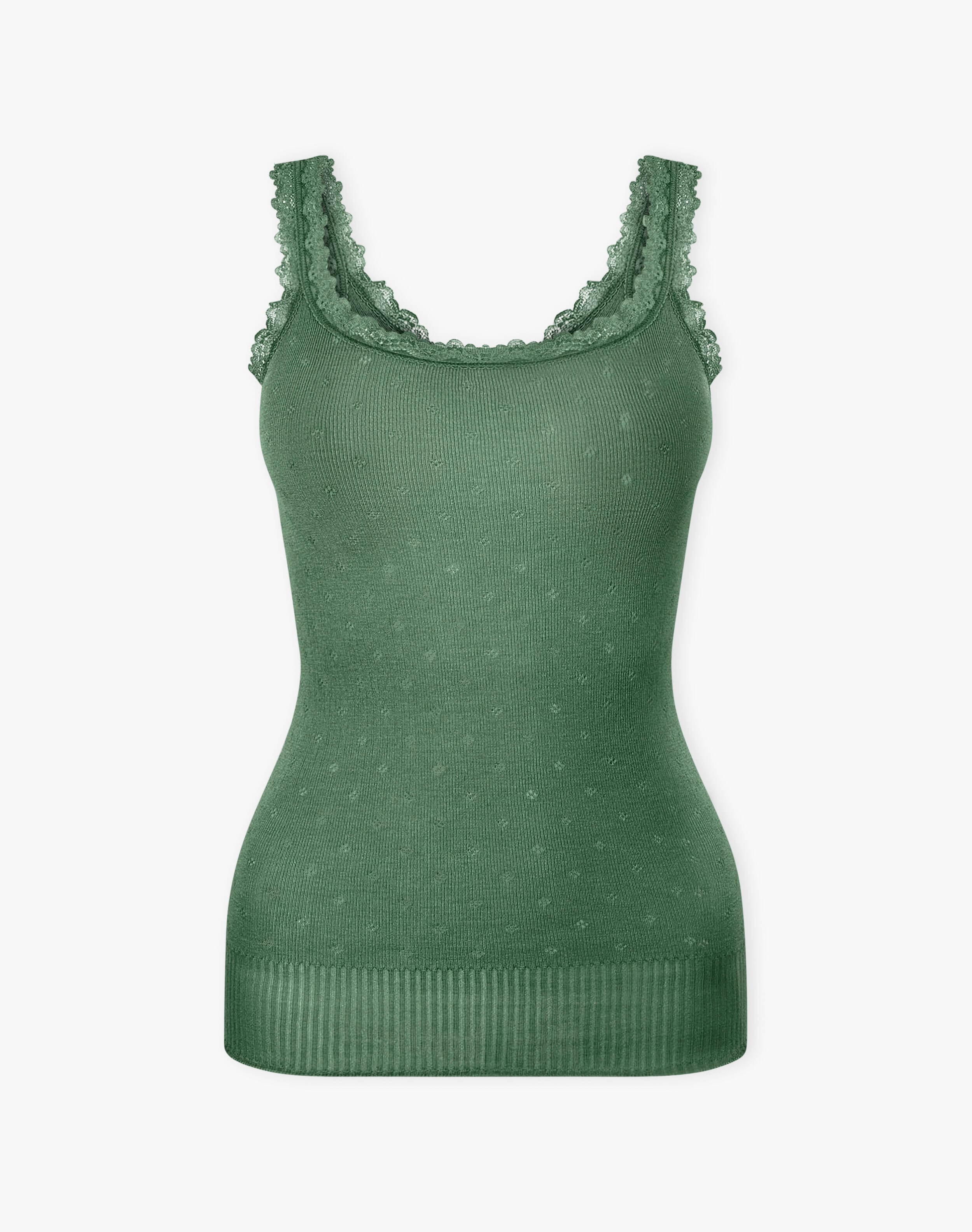 Lace Trim Scoop Camisole