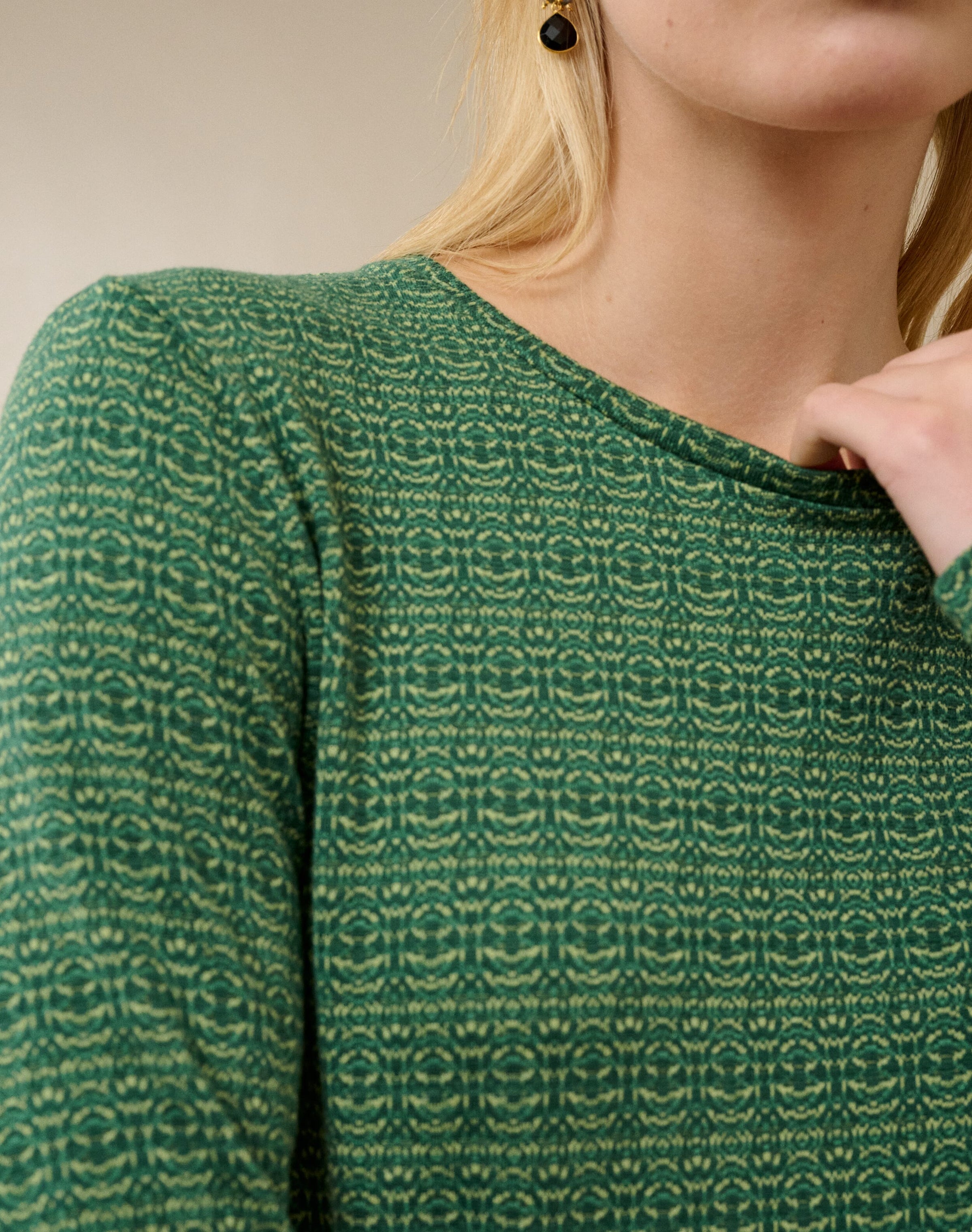 Textured Jersey T-Shirt