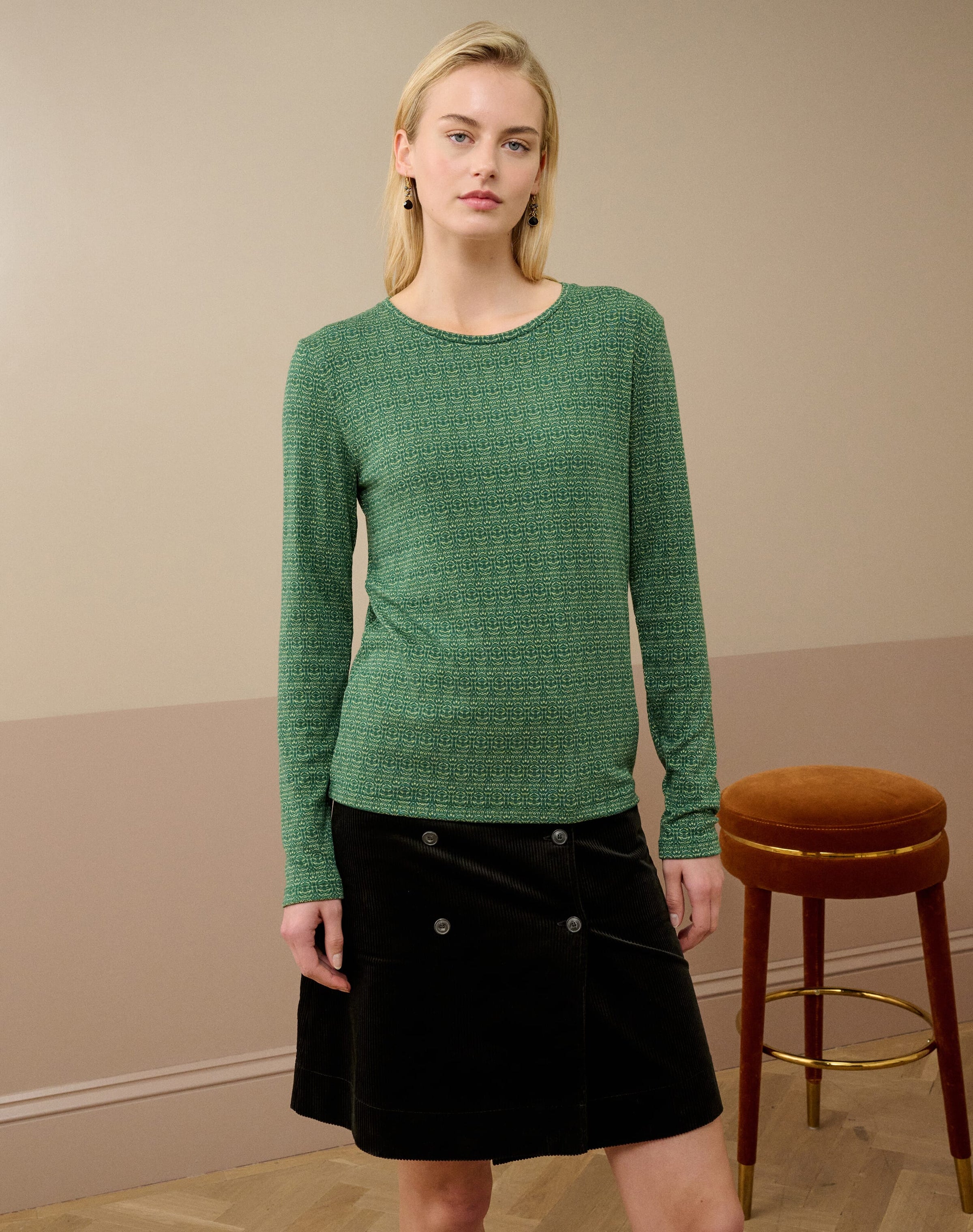 Textured Jersey T-Shirt