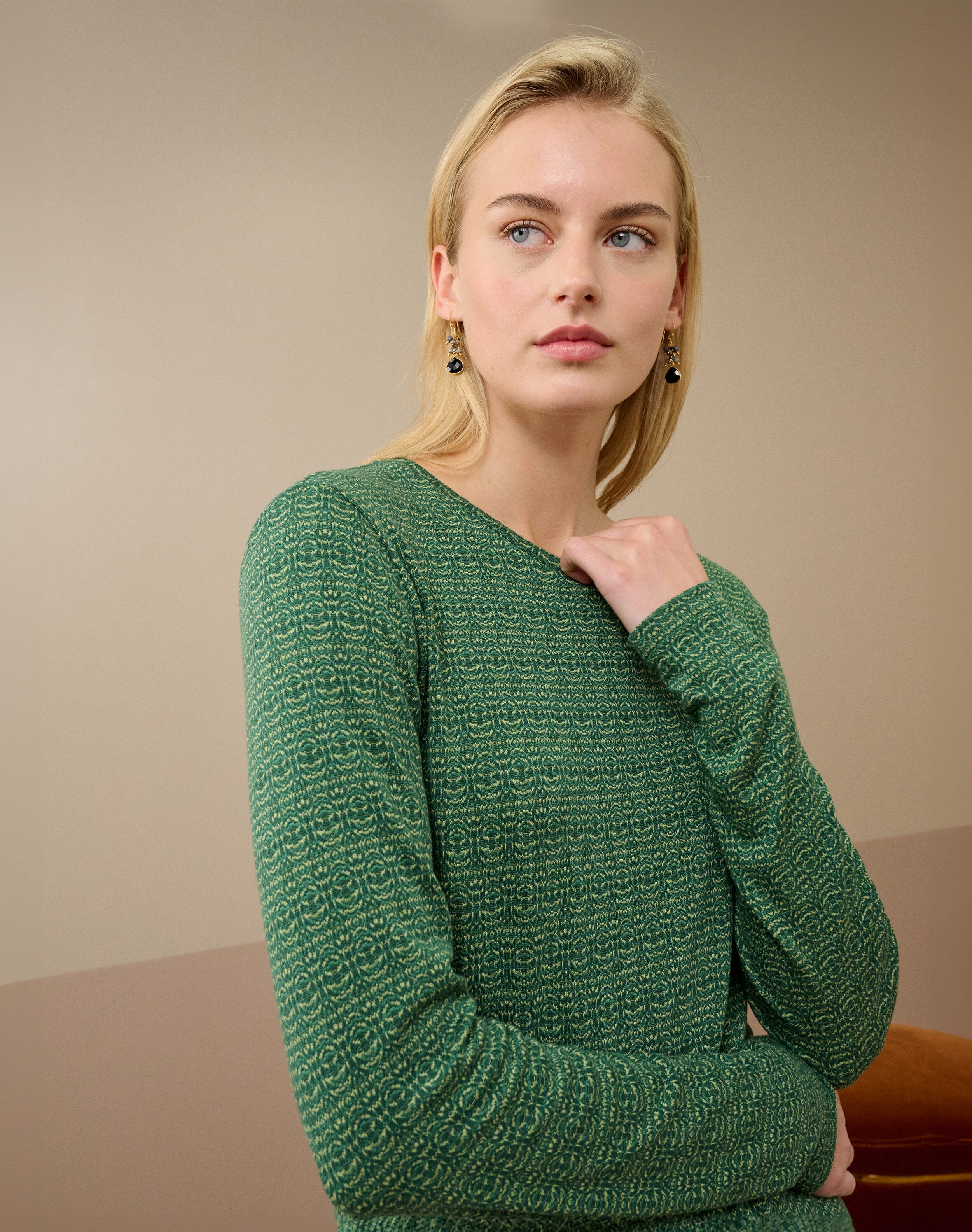 Textured Jersey T-Shirt