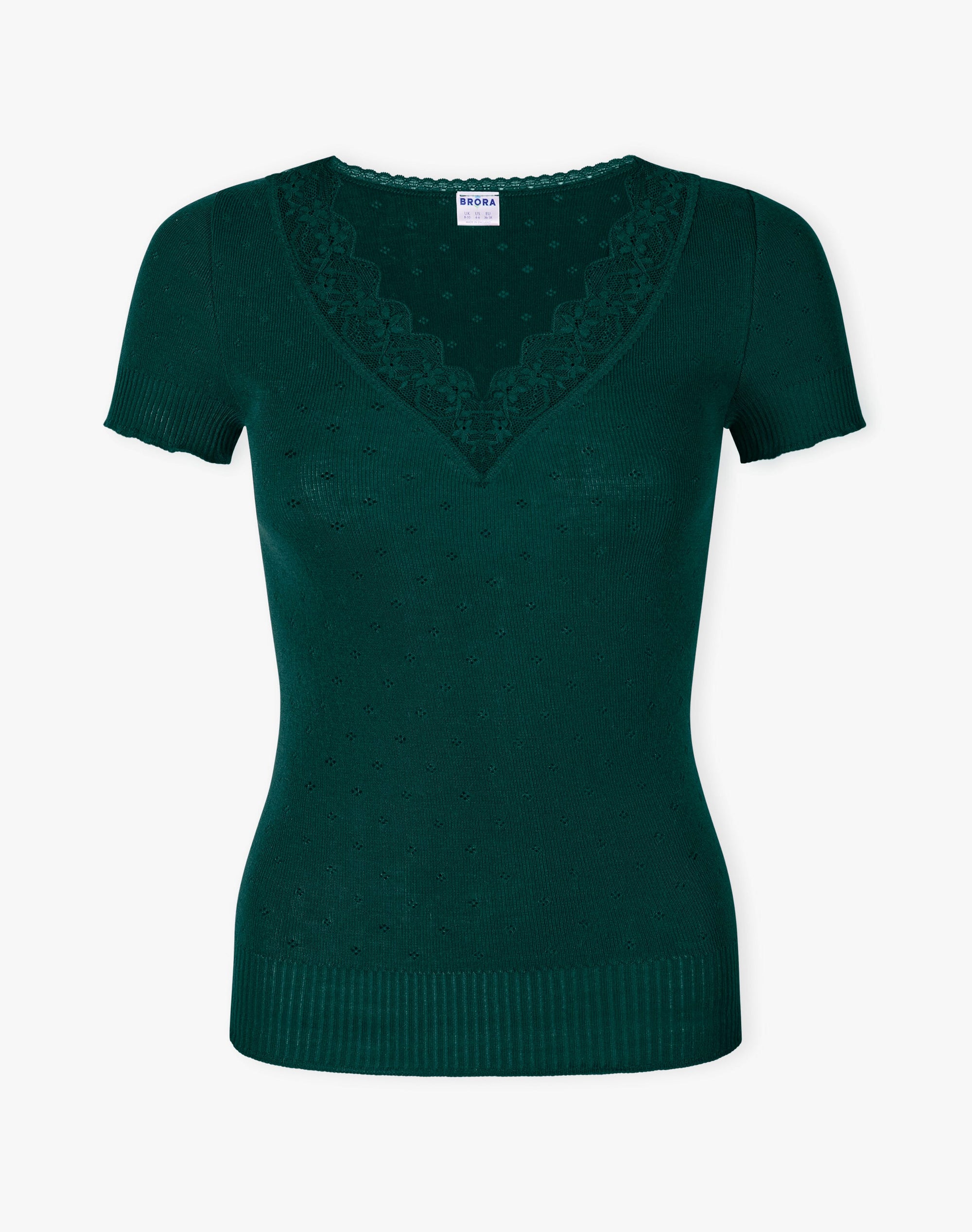 Lace Trim Cap Sleeve Top