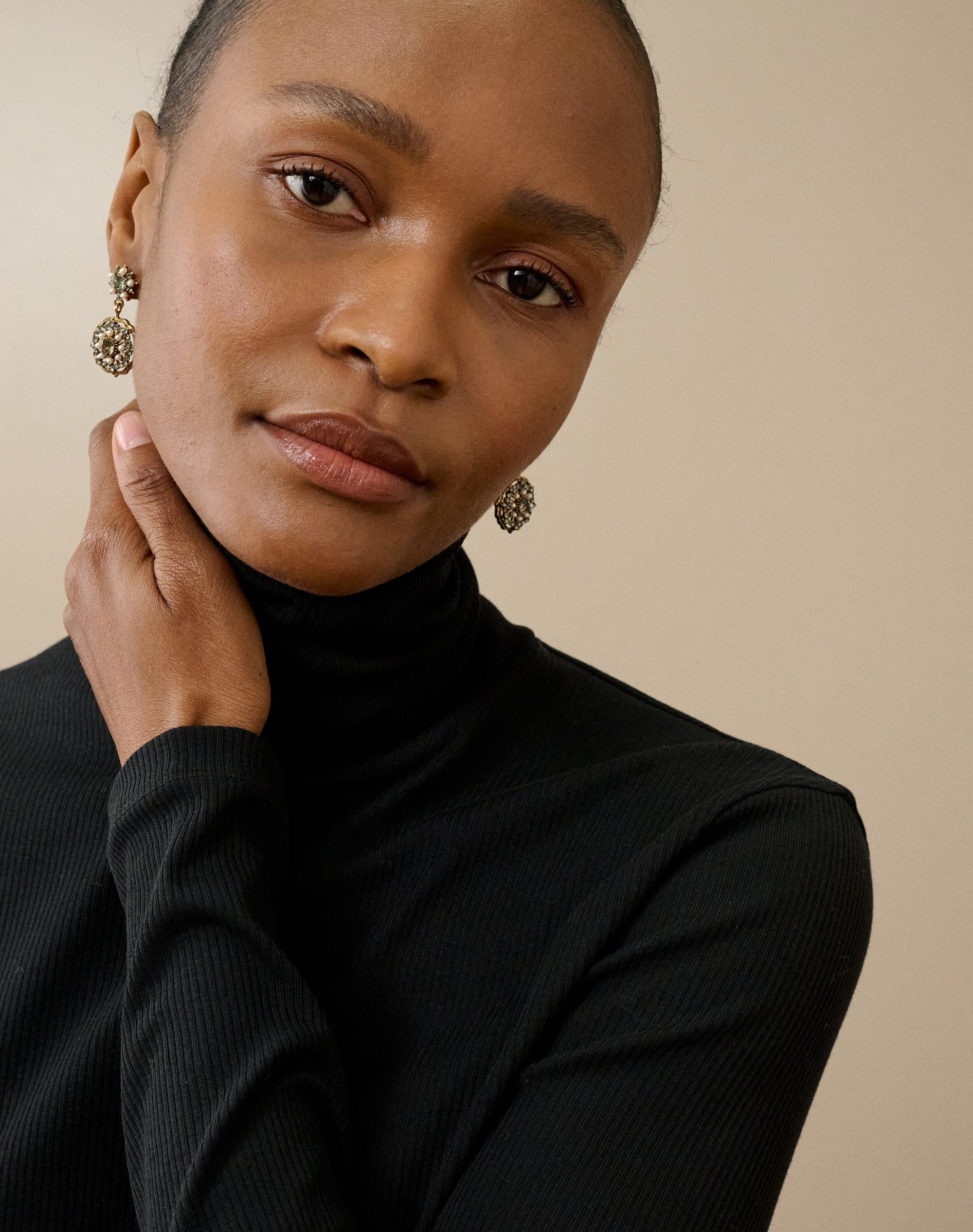 Organic Cotton Ribbed Jersey Poloneck