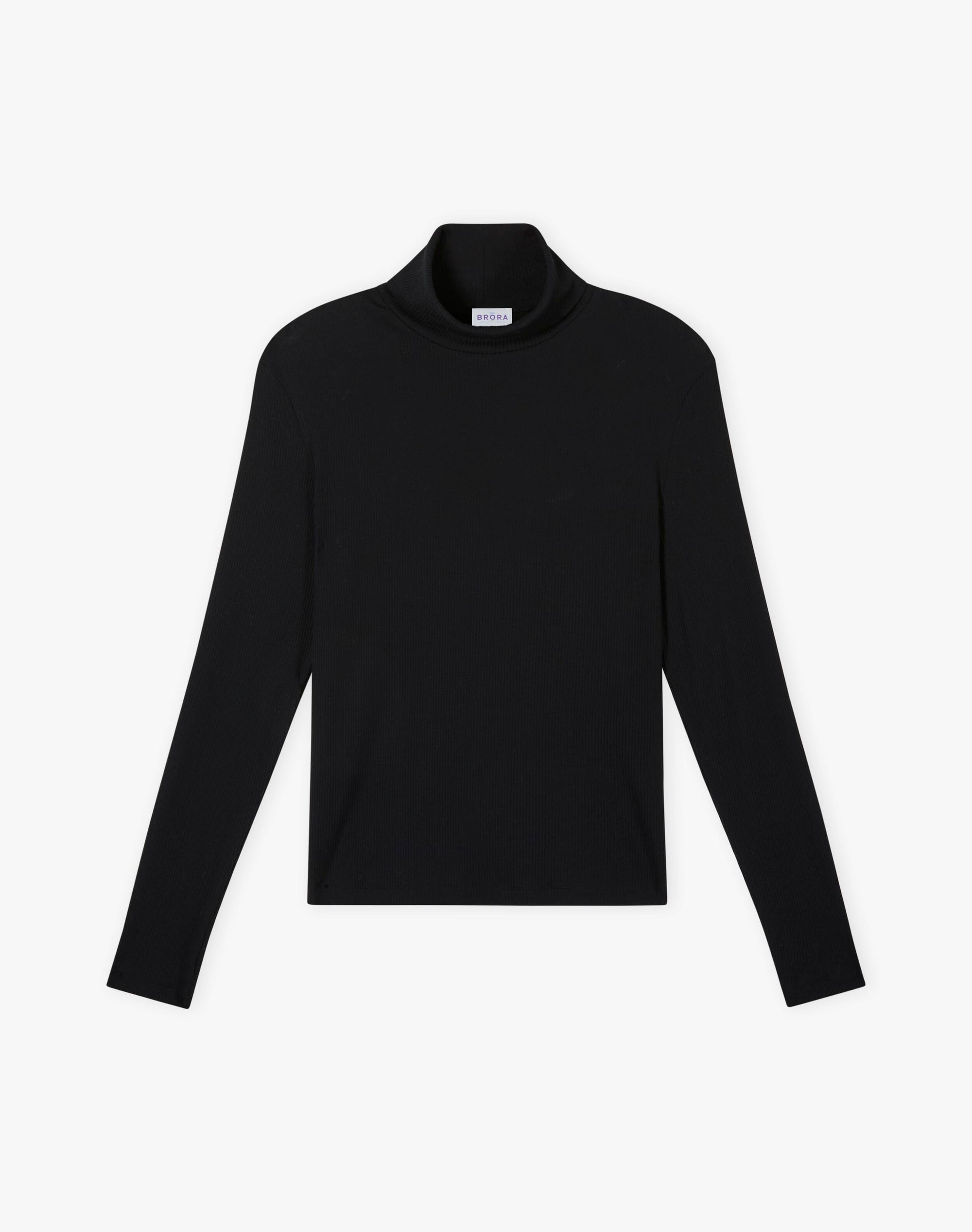 Organic Cotton Ribbed Jersey Poloneck
