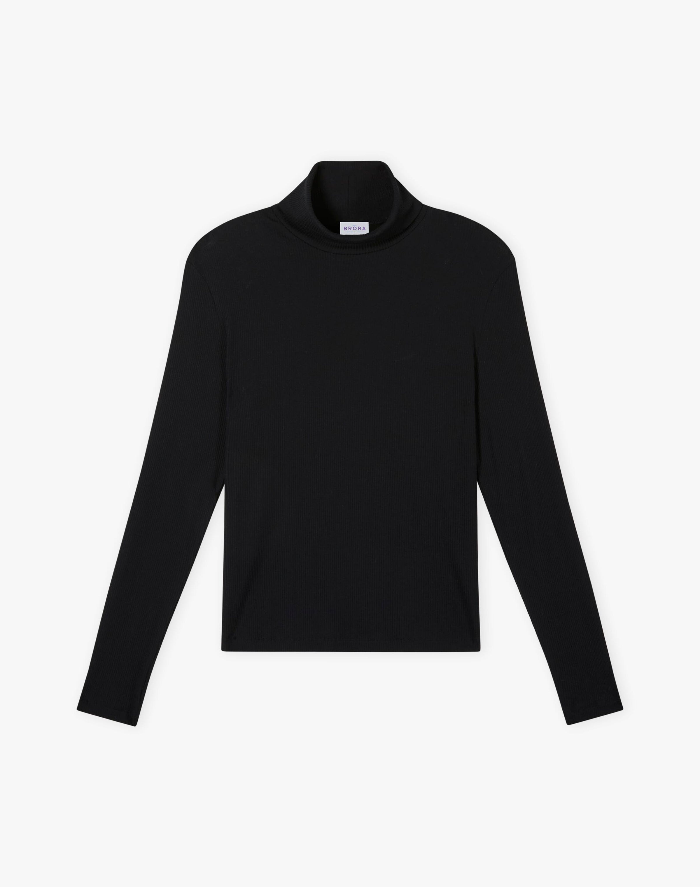 Organic Cotton Ribbed Jersey Poloneck
