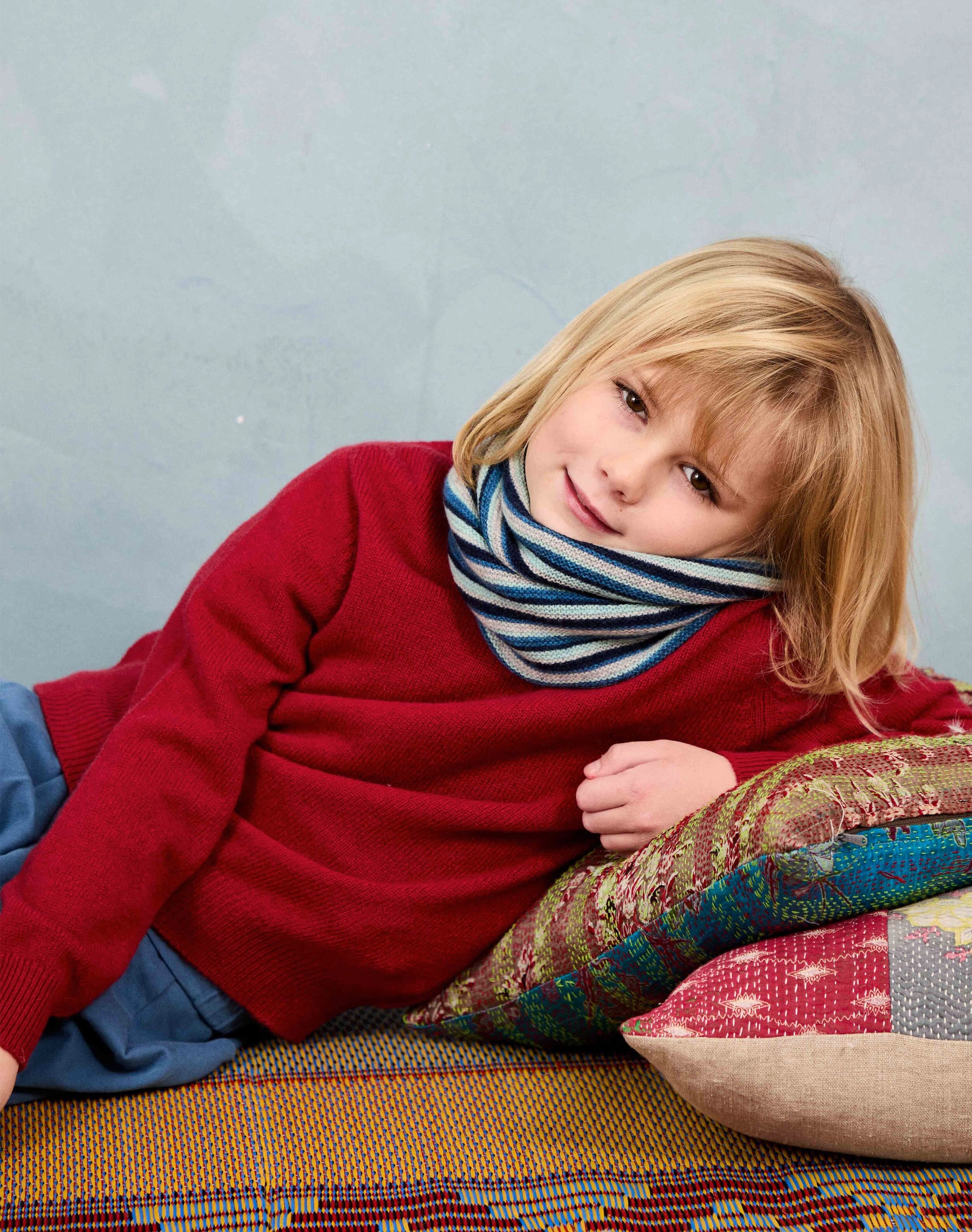 Cashmere Stripy Snood