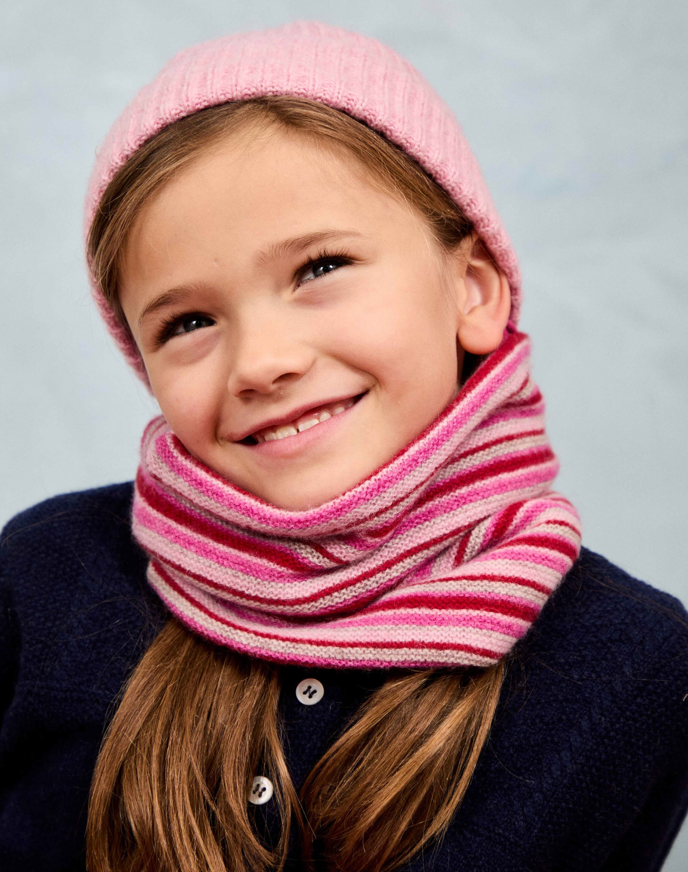 Cashmere Stripy Snood