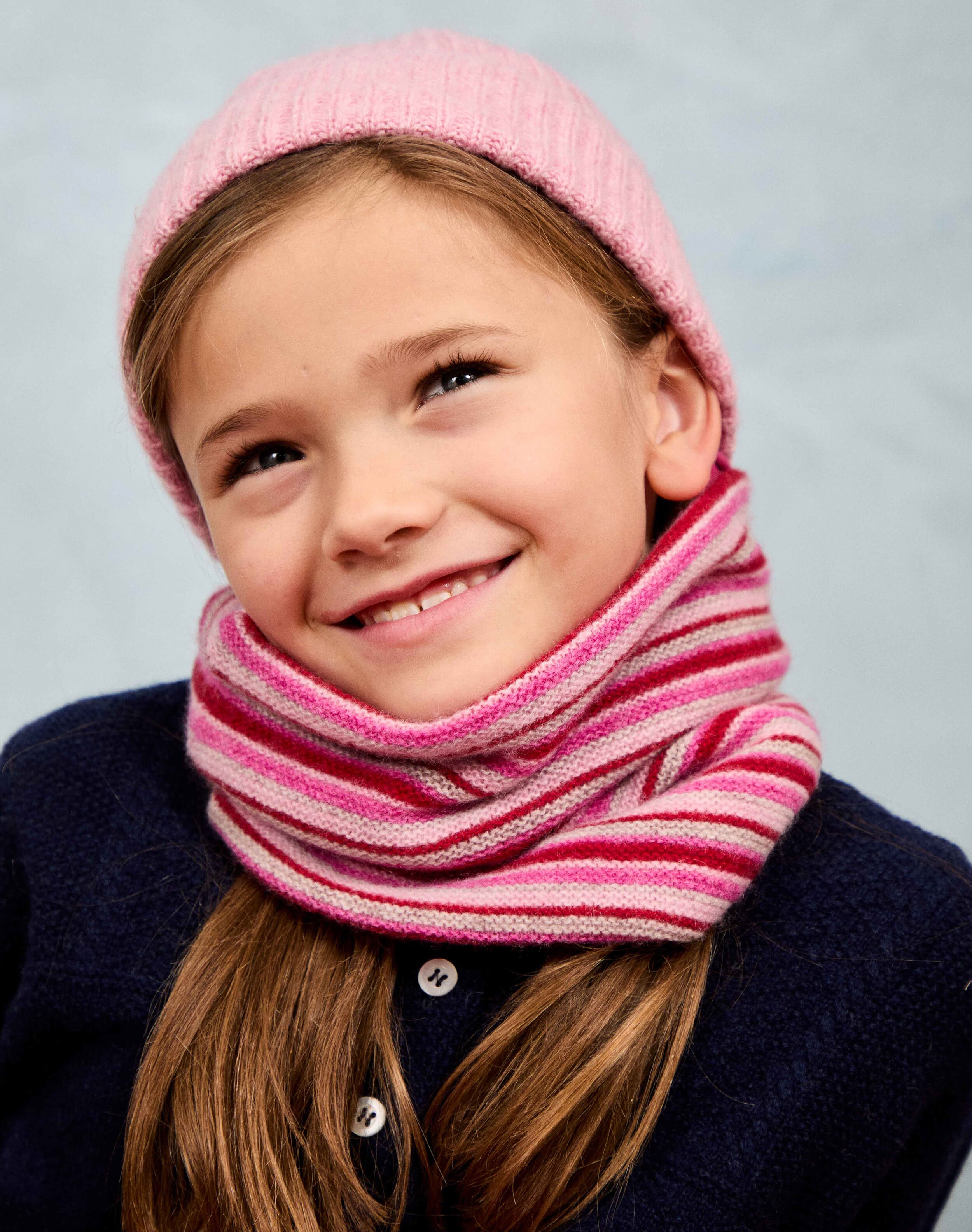 Cashmere Stripy Snood
