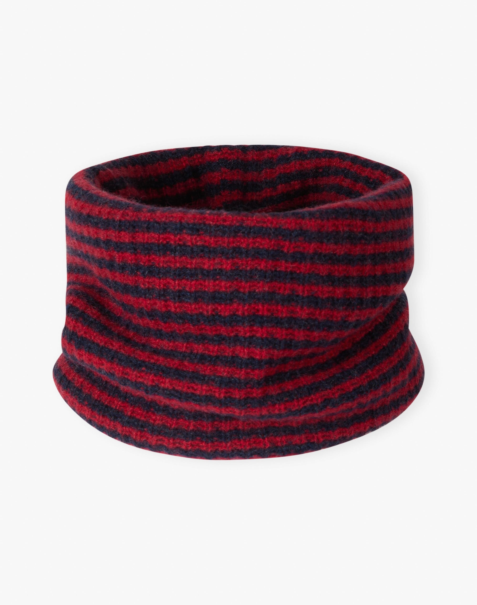 Cashmere Two Tone Stripy Snood