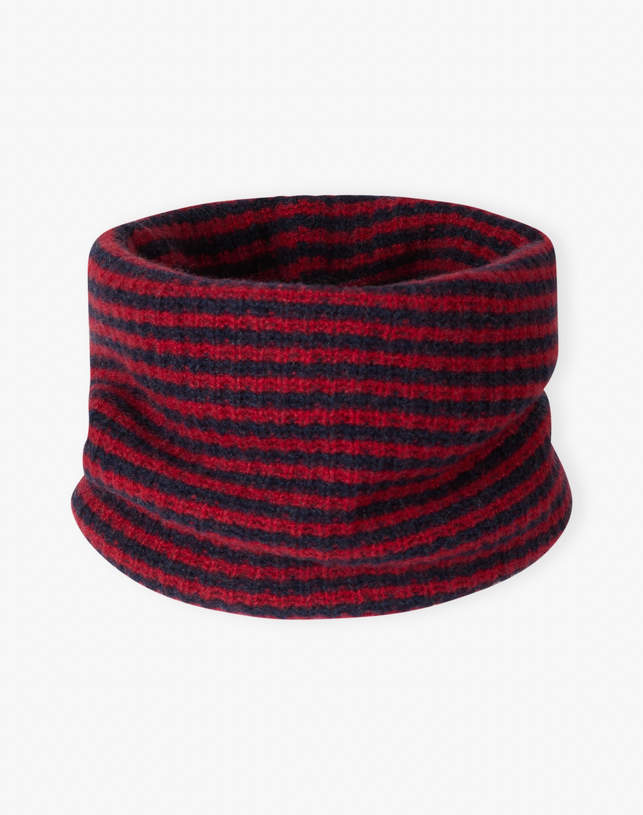 Cashmere Two Tone Stripy Snood