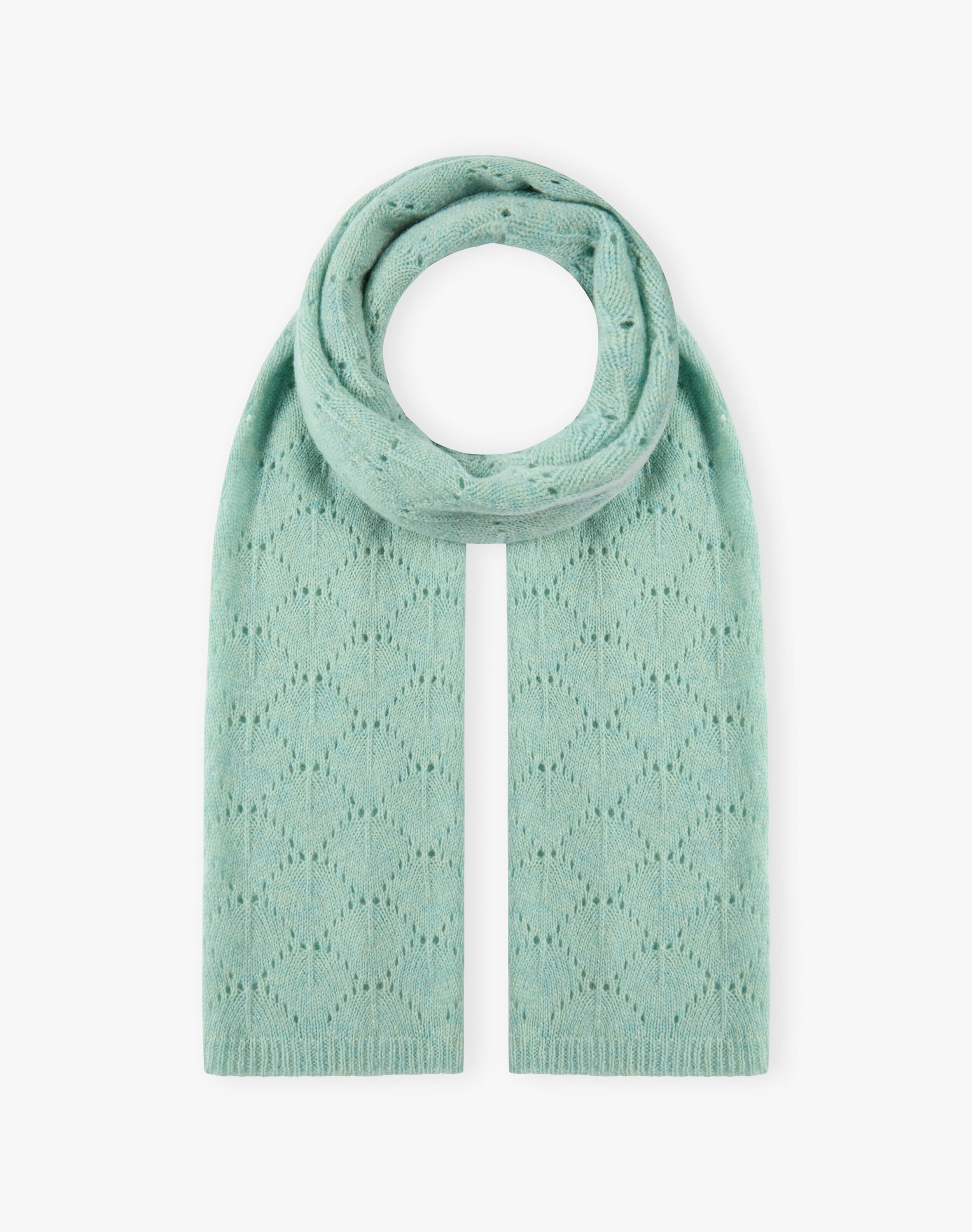 Cashmere Pointelle Scarf