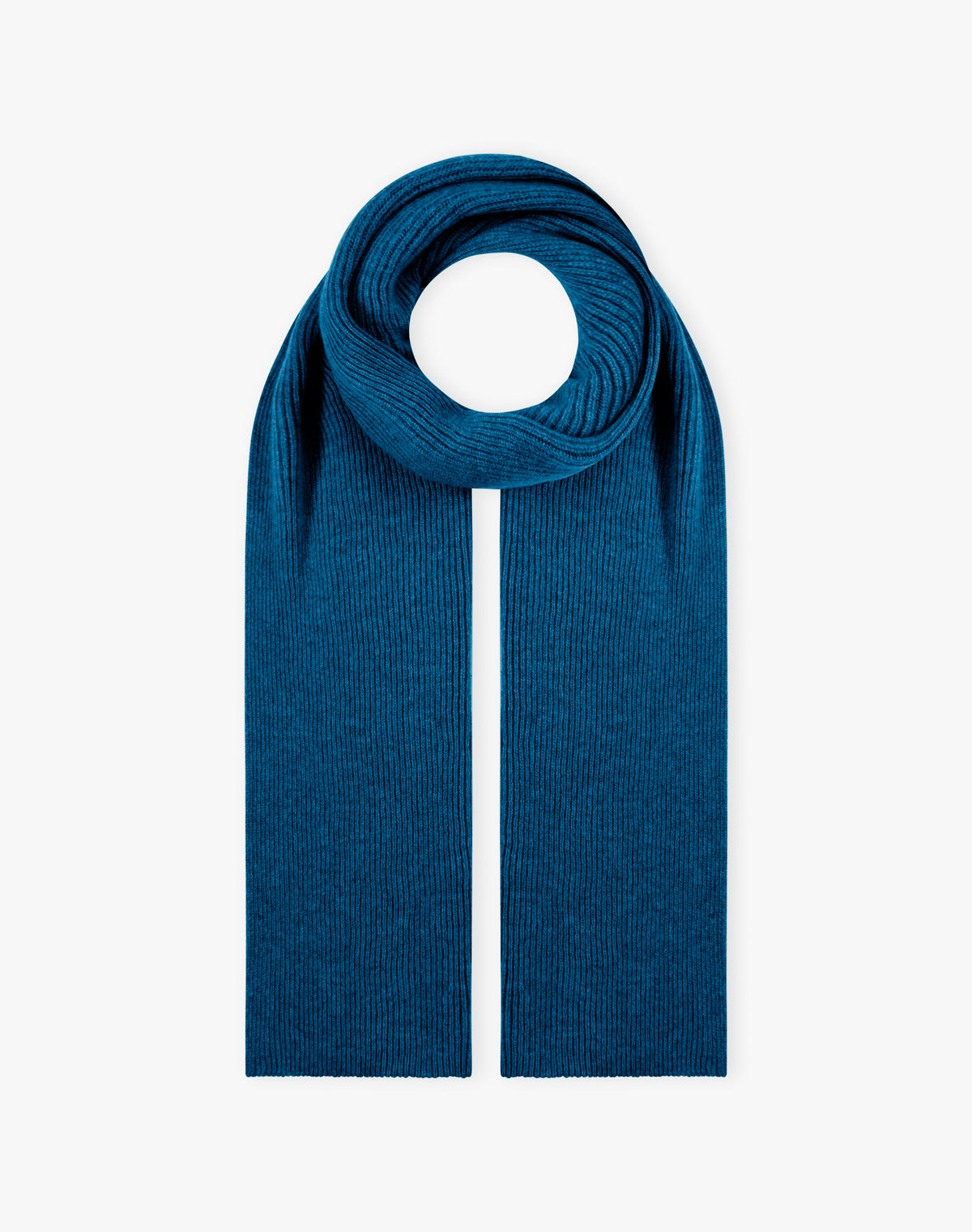 Cashmere Ribbed Scarf