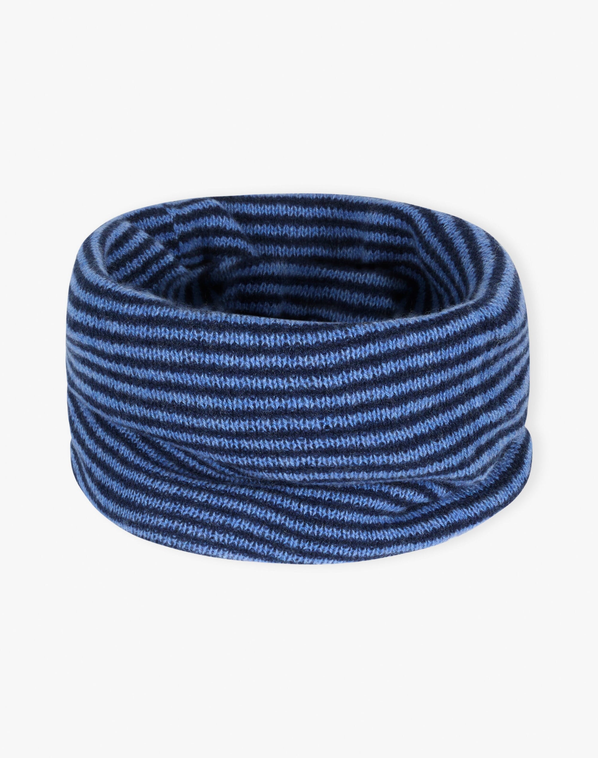 Cashmere Gauzy Stripe Snood