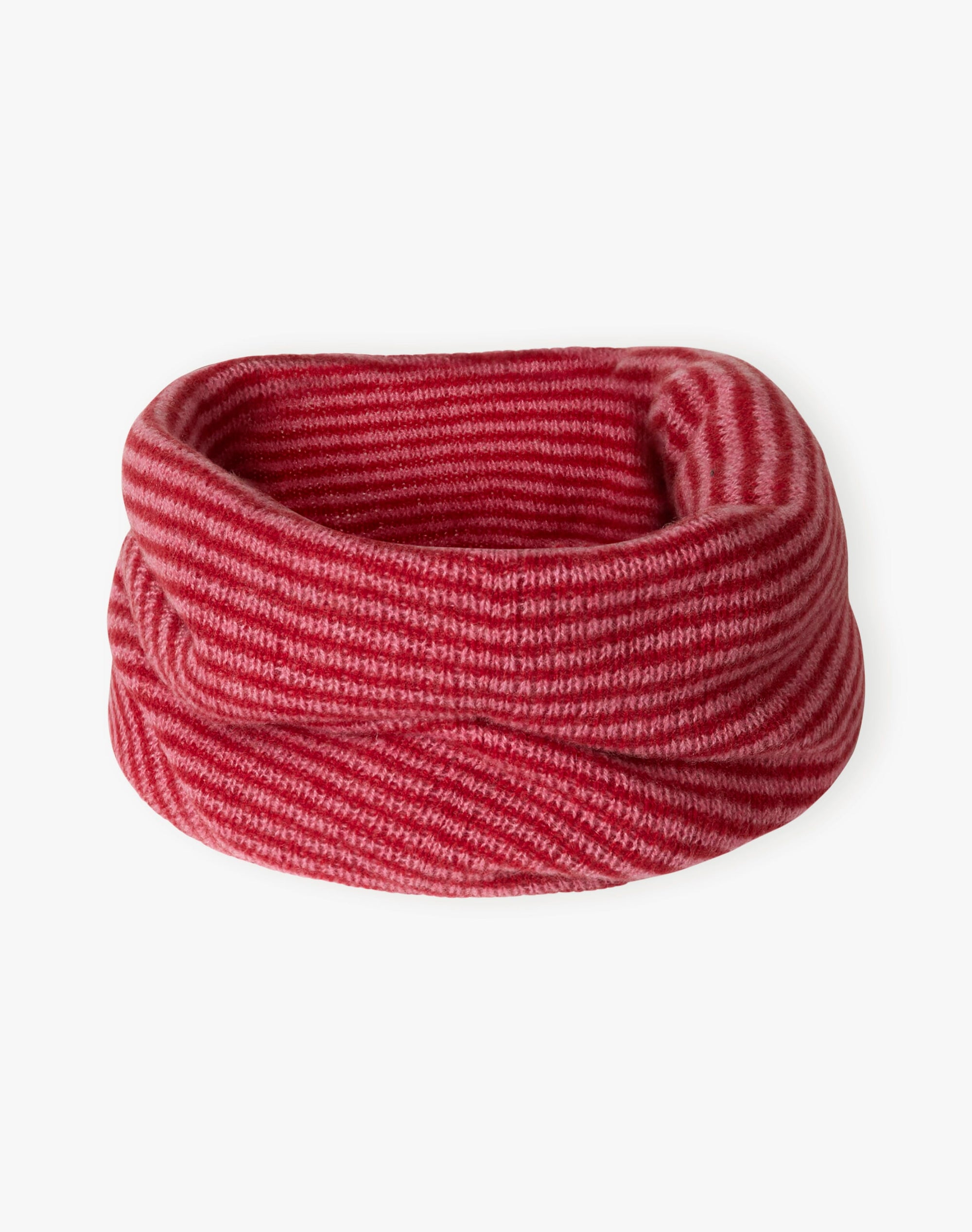 Cashmere Gauzy Stripe Snood