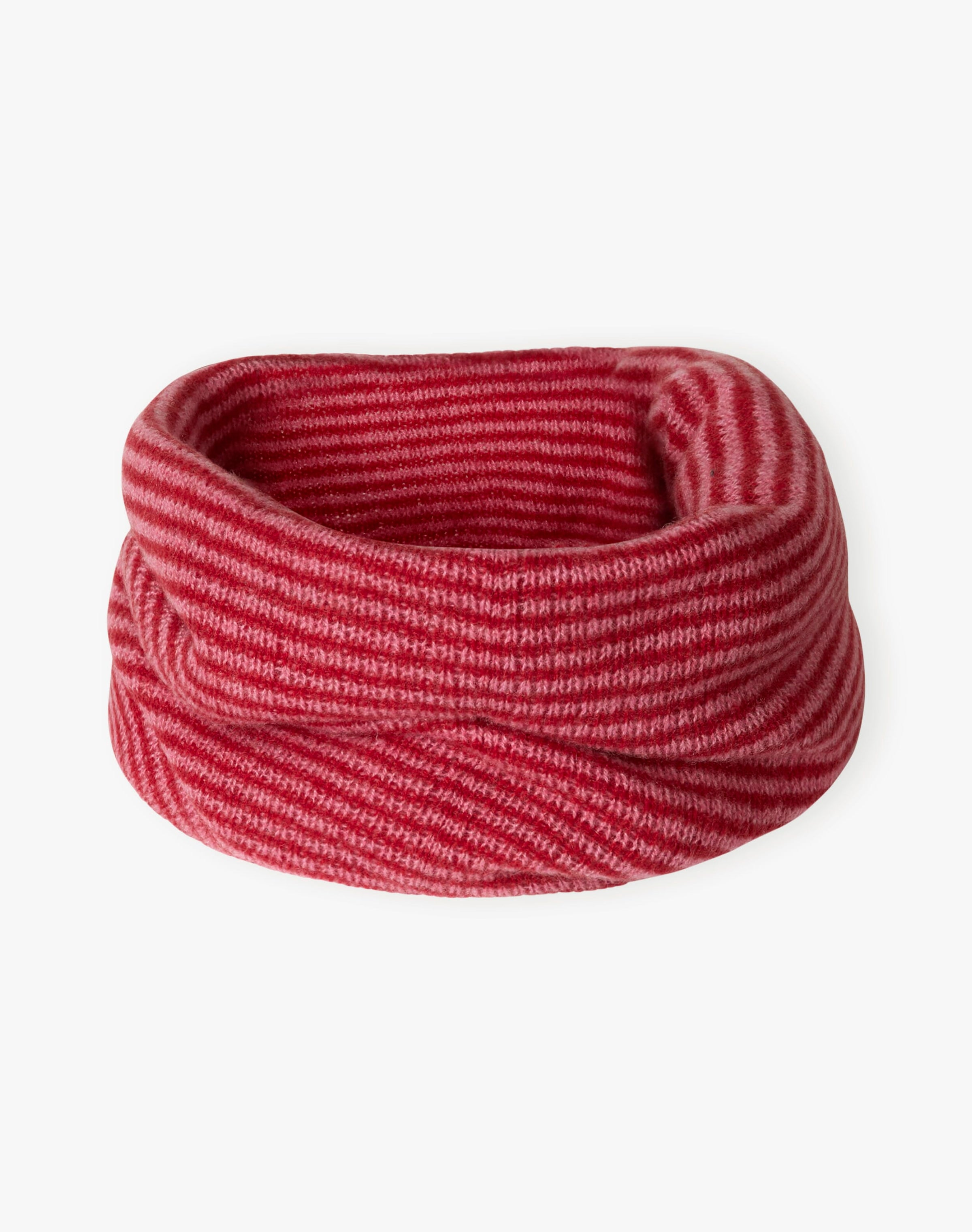 Cashmere Gauzy Stripe Snood