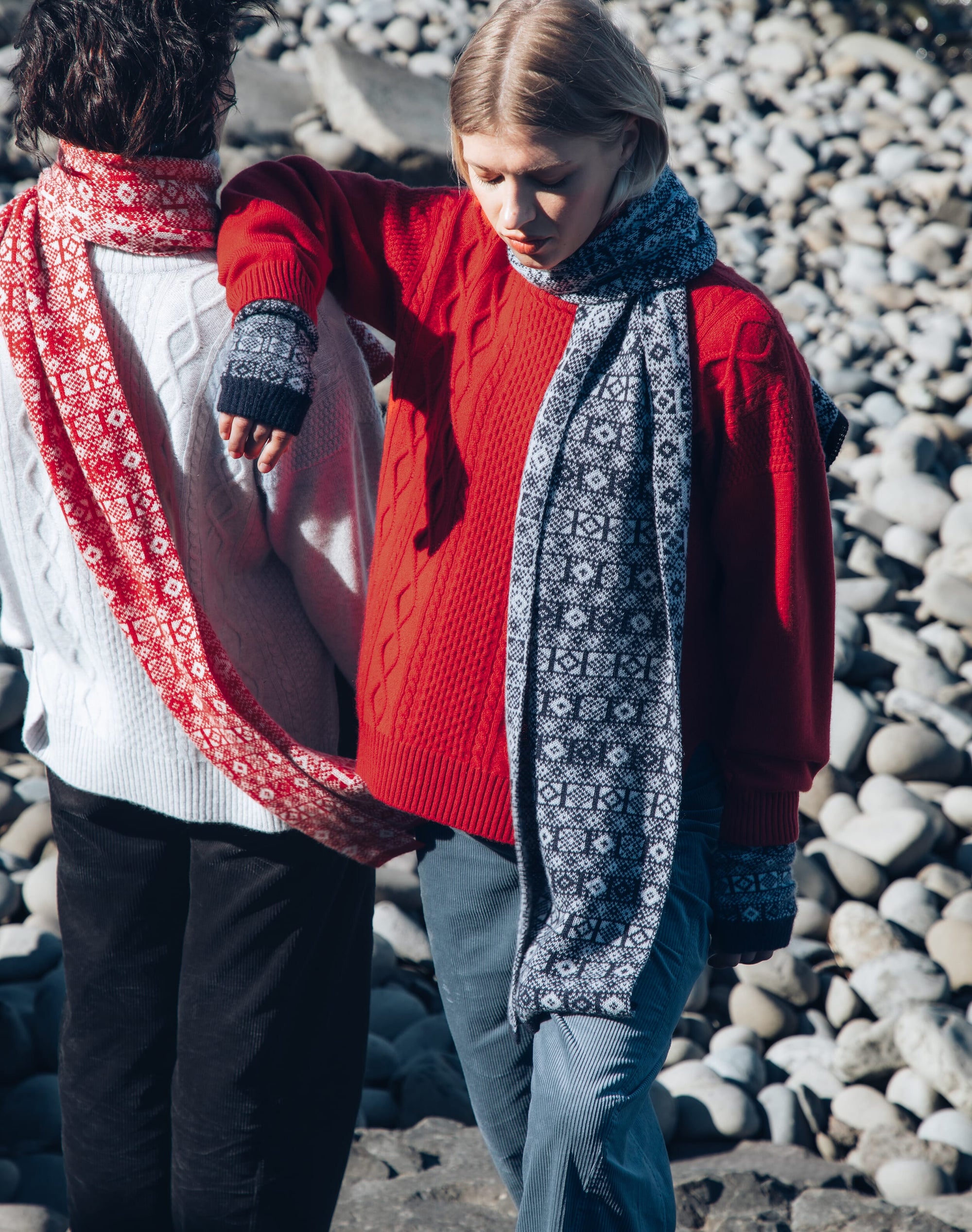 Cashmere Graphic Scarf