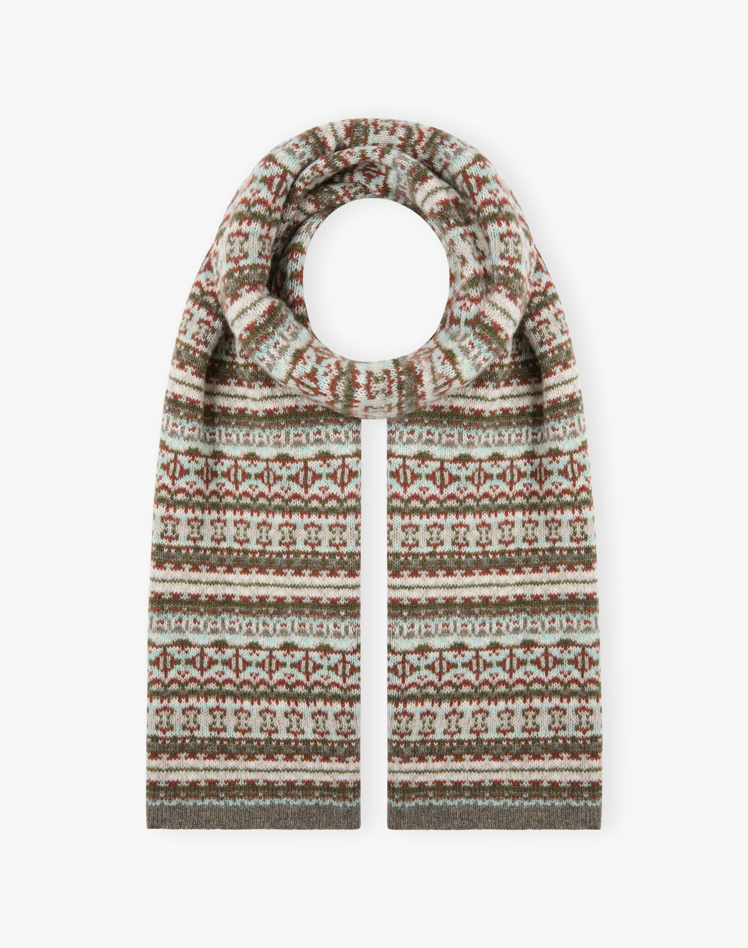 Cashmere Folk Scarf