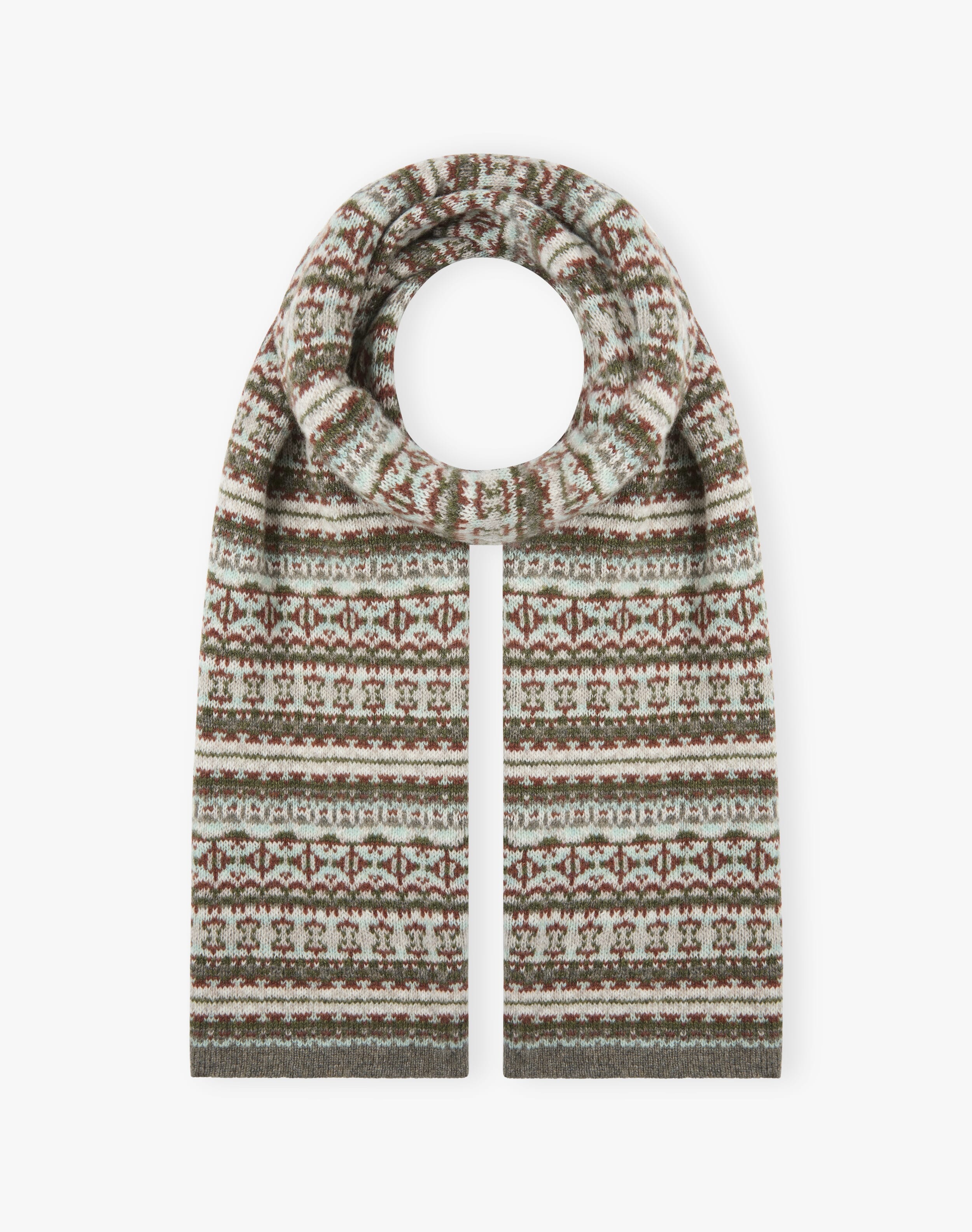 Cashmere Folk Scarf