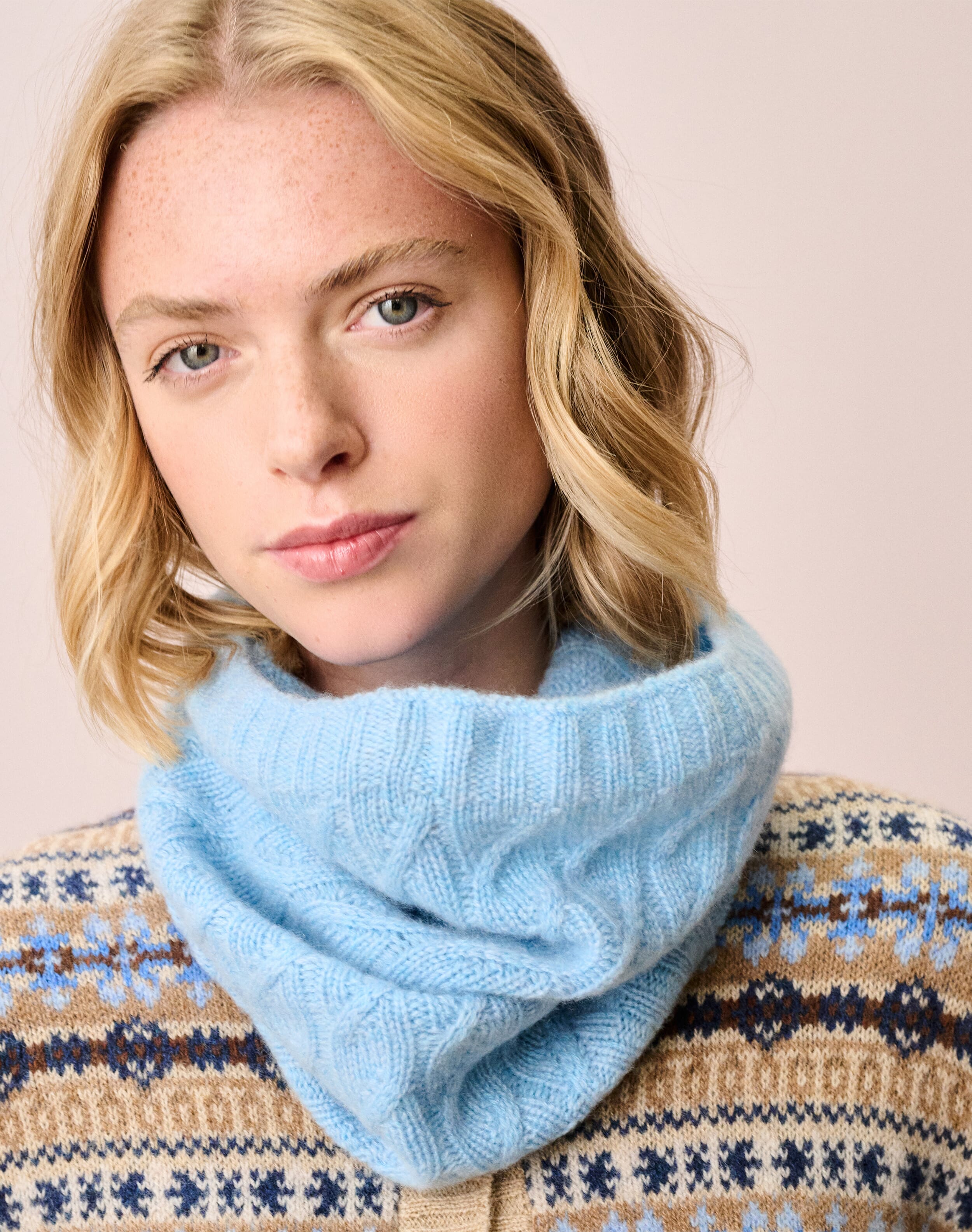 Cashmere Cable Snood