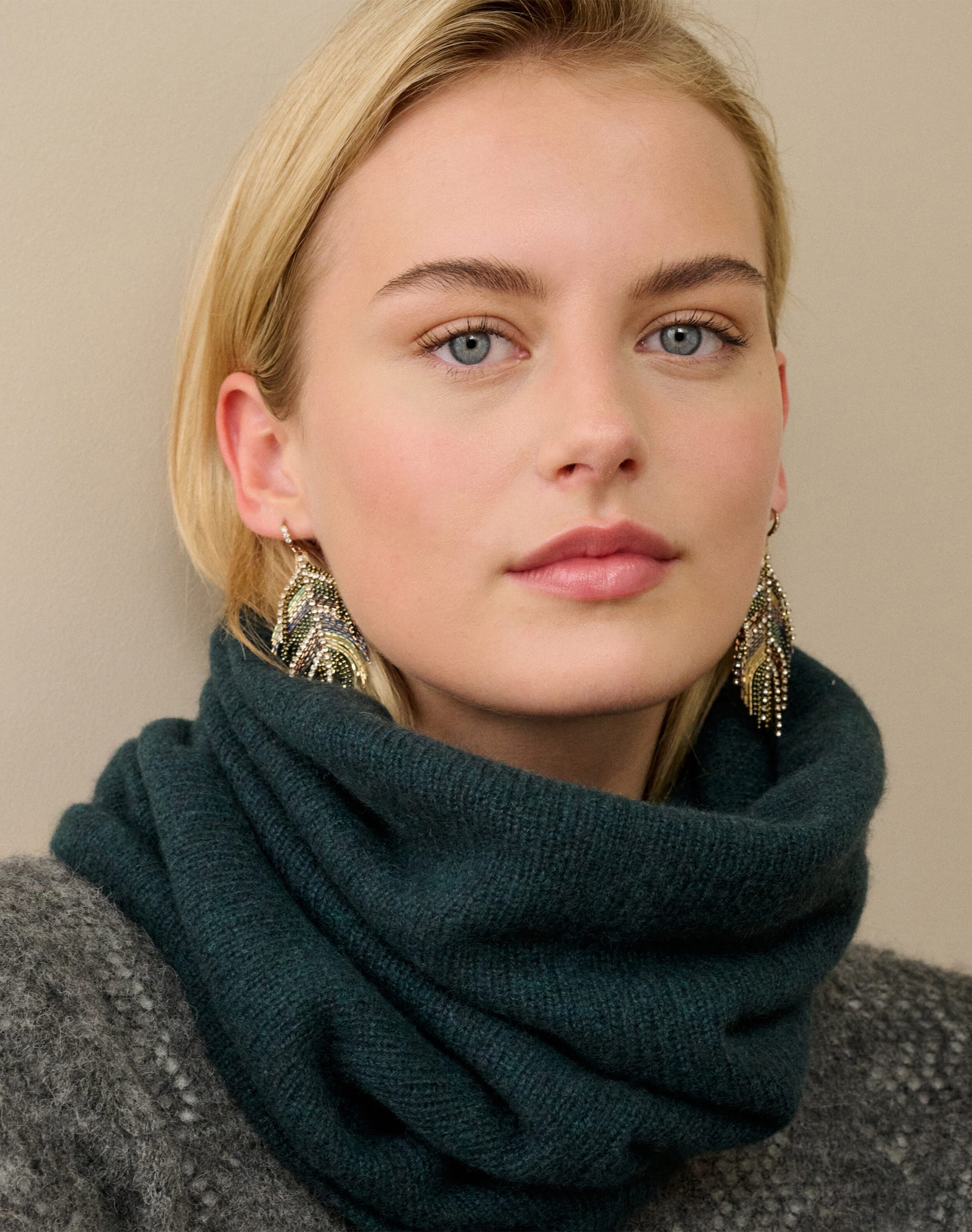 Cashmere Gauzy Snood